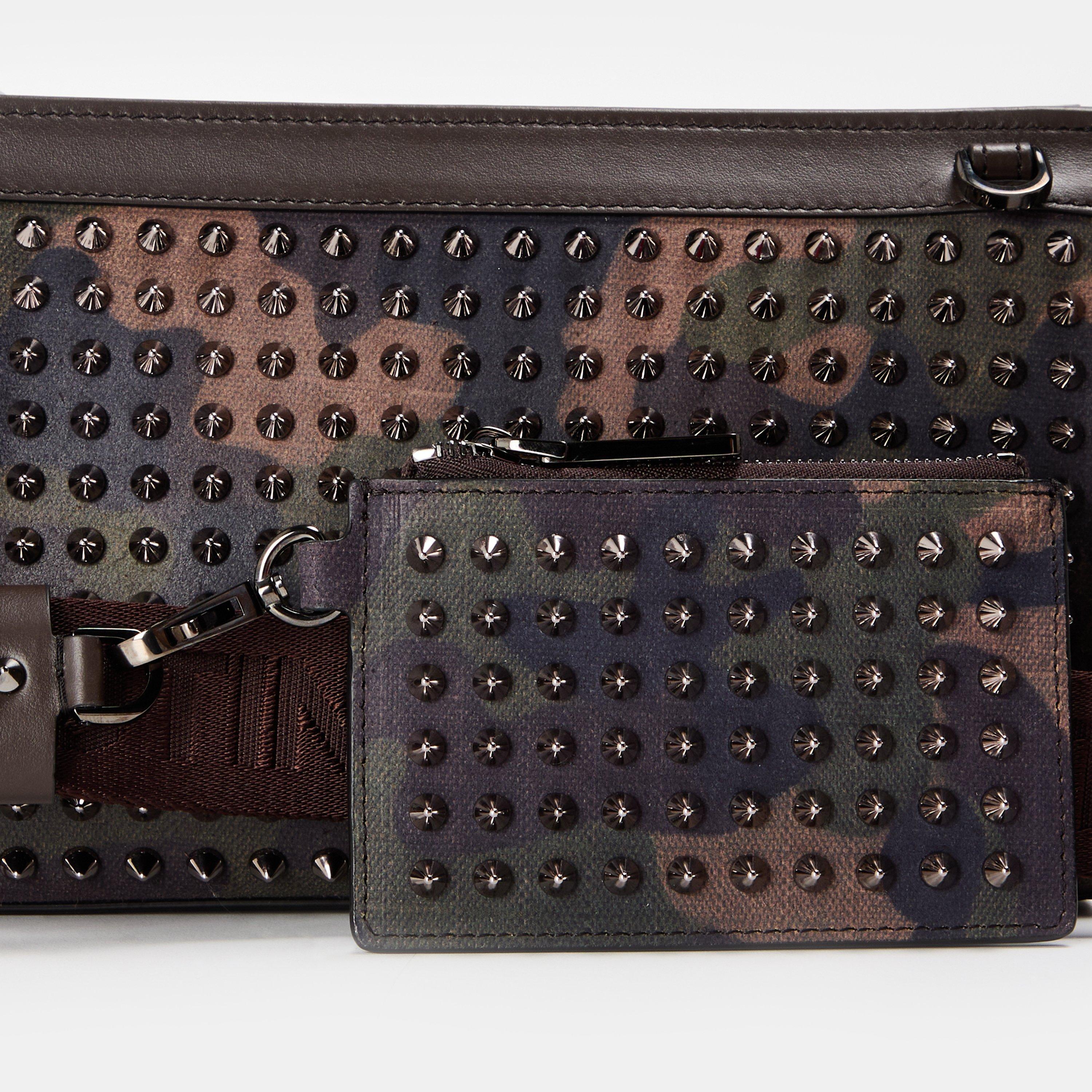 Café Grn Met - Christian Louboutin - Men's Funky Cross Body Bags - 4