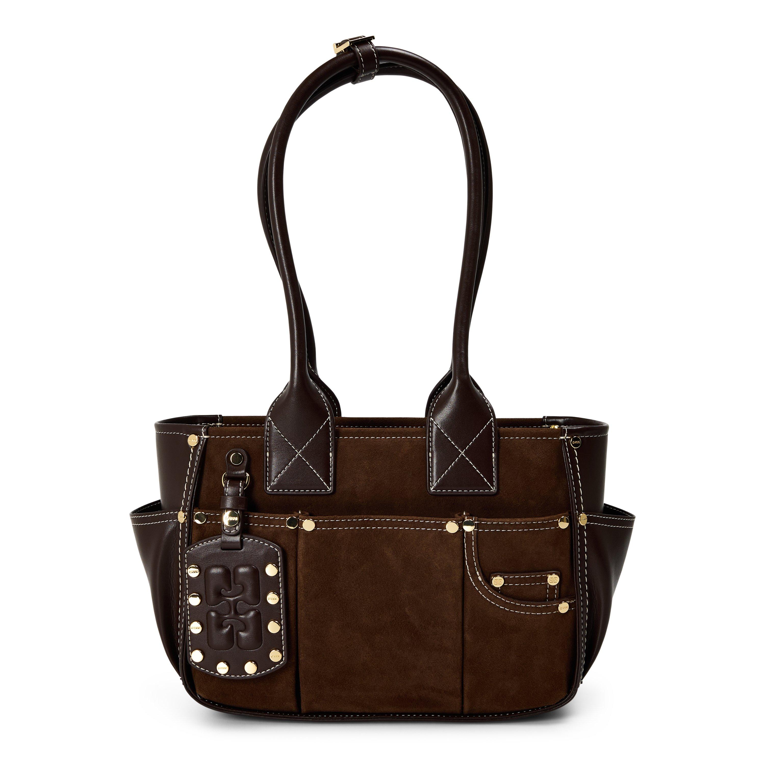 Ganni Women's Shoulder Bag - Chicory Coffee