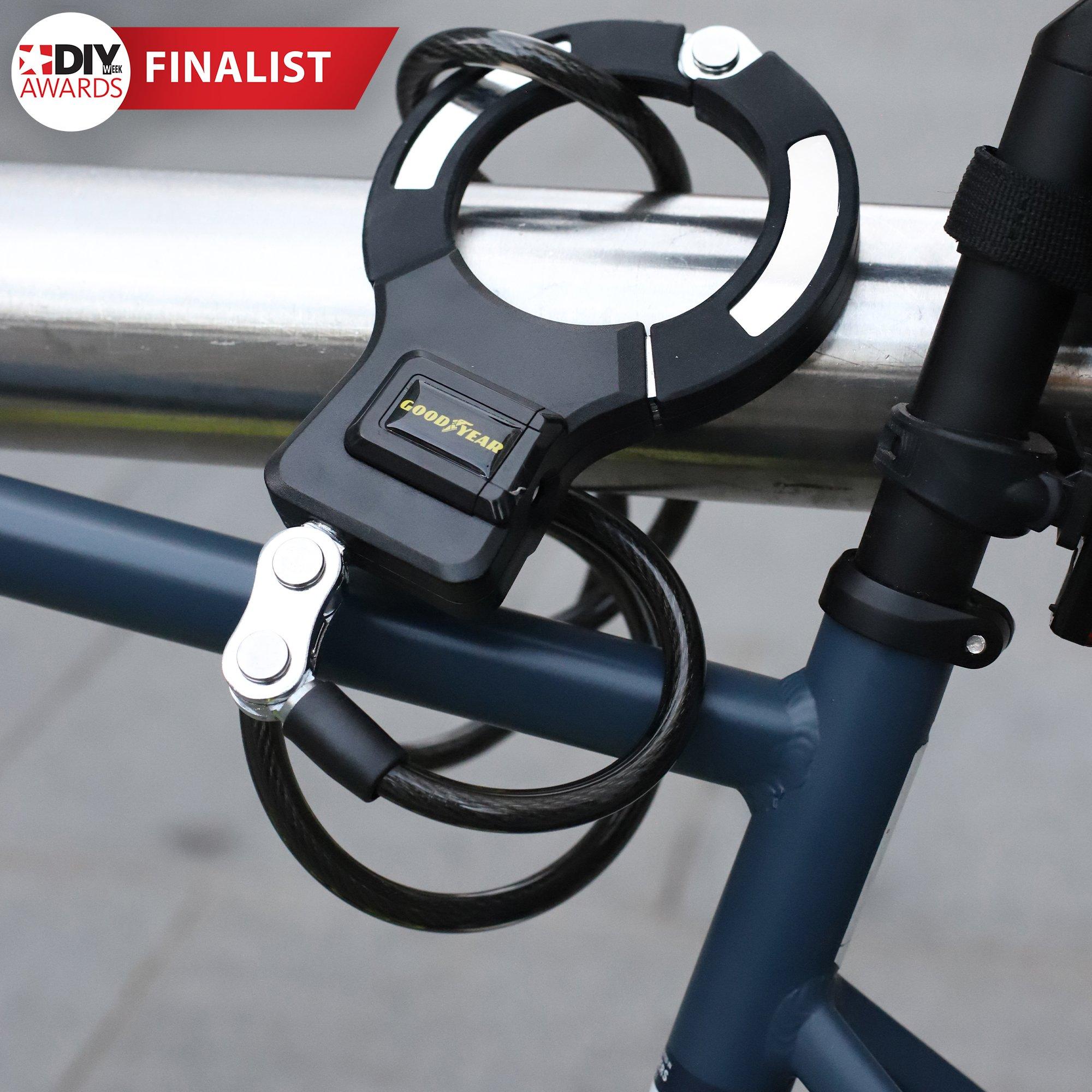 Zwart - Goodyear - Heavy Duty Handcuff Bike Lock - 4