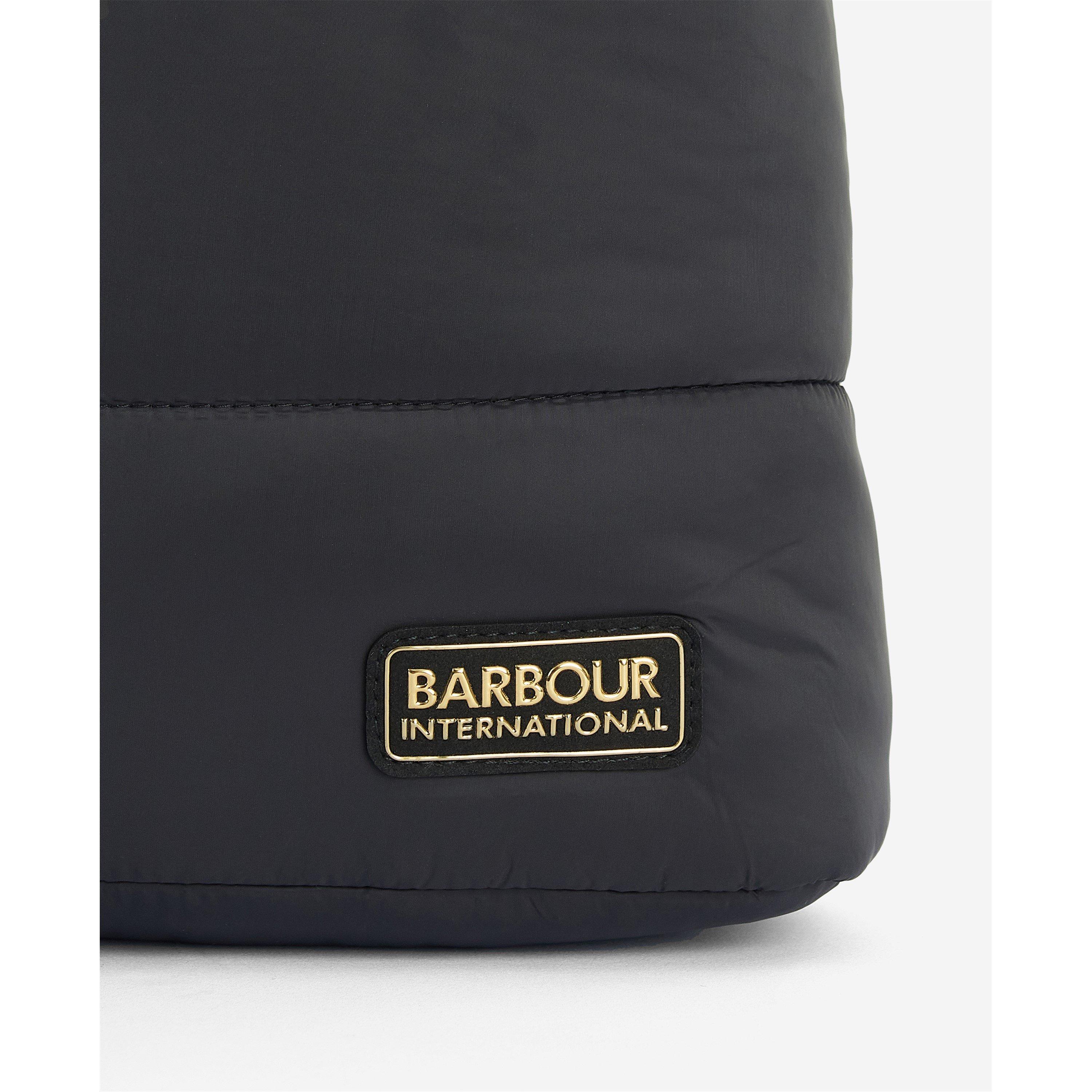Black - Barbour International - Women's Quilted Monaco Backpack - 4