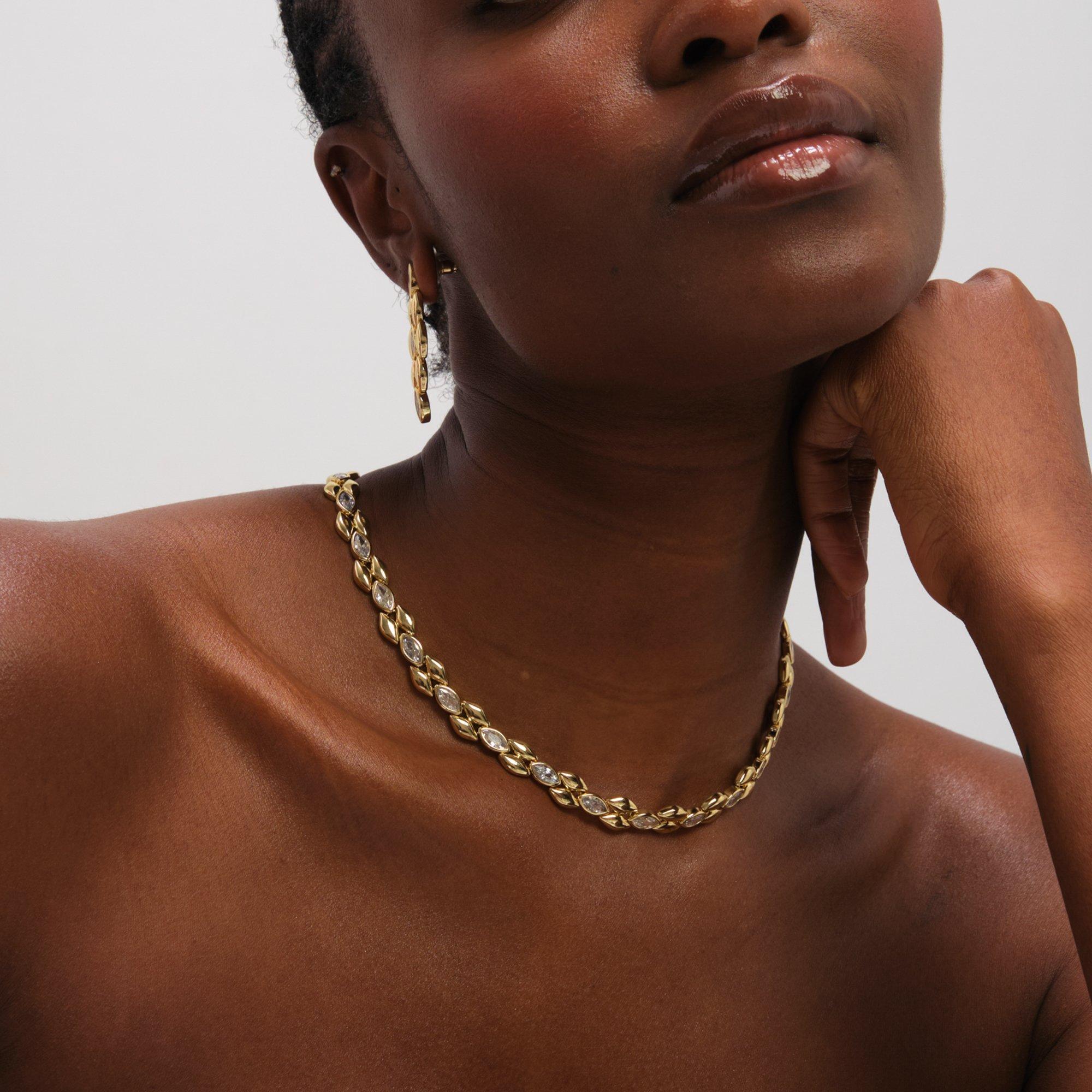 Gold - Jon Richard - Gold Plated and Crystal Bracelet - 2