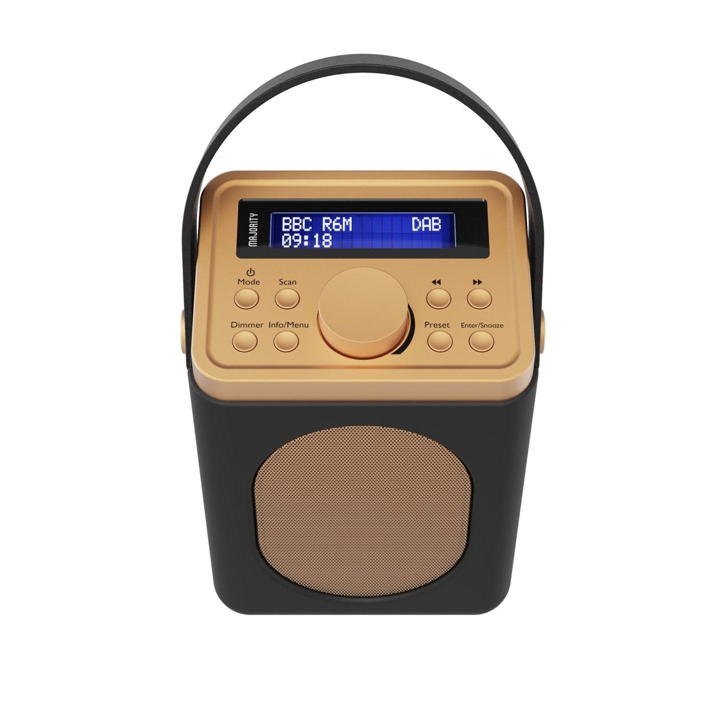 Zwart - MAJORITY - Little Shelford DAB Radio - 4