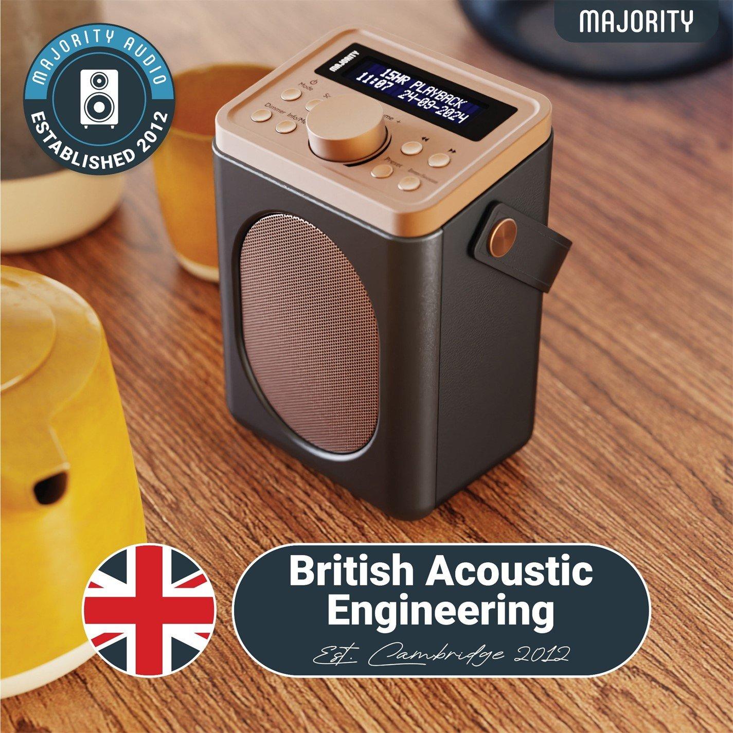 Zwart - MAJORITY - Little Shelford DAB Radio - 6