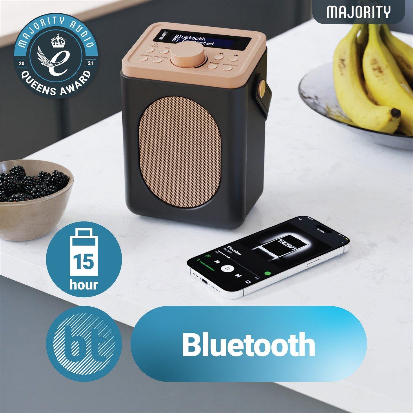 Zwart - MAJORITY - Little Shelford DAB Radio - 7