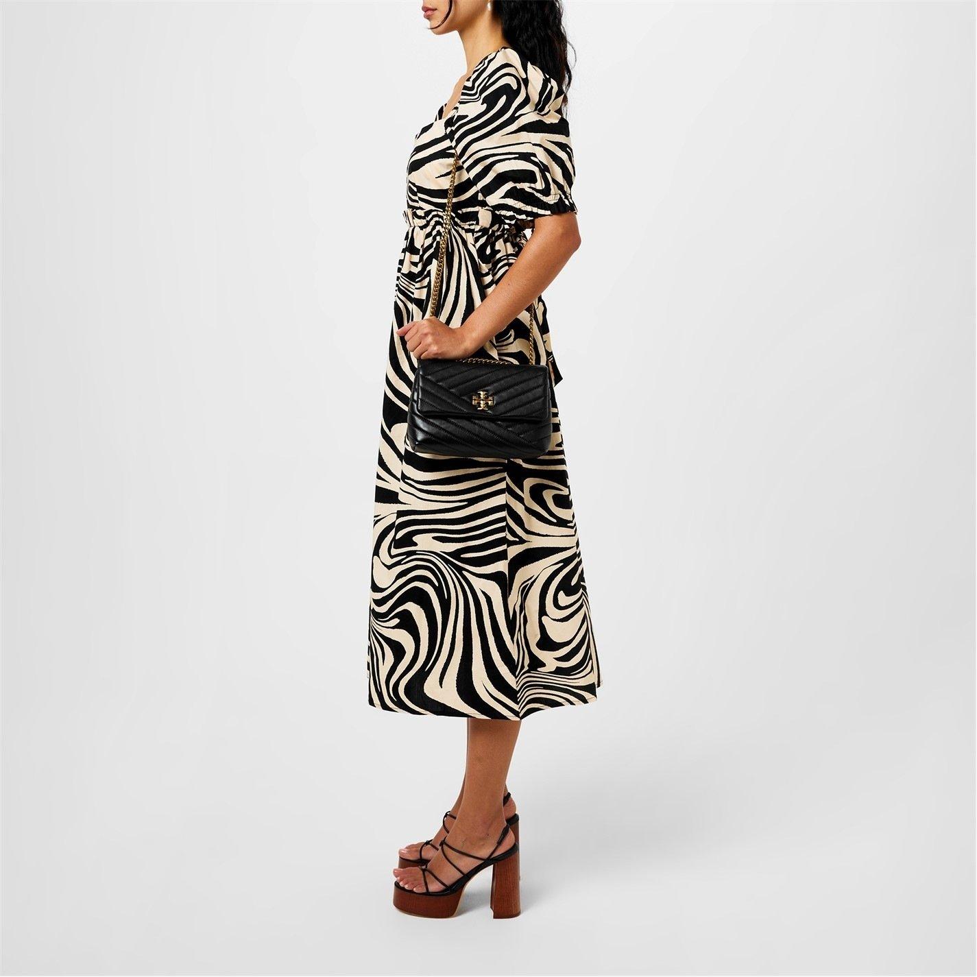 Black - Tory Burch - Kira Convertible Shoulder Bag - 7