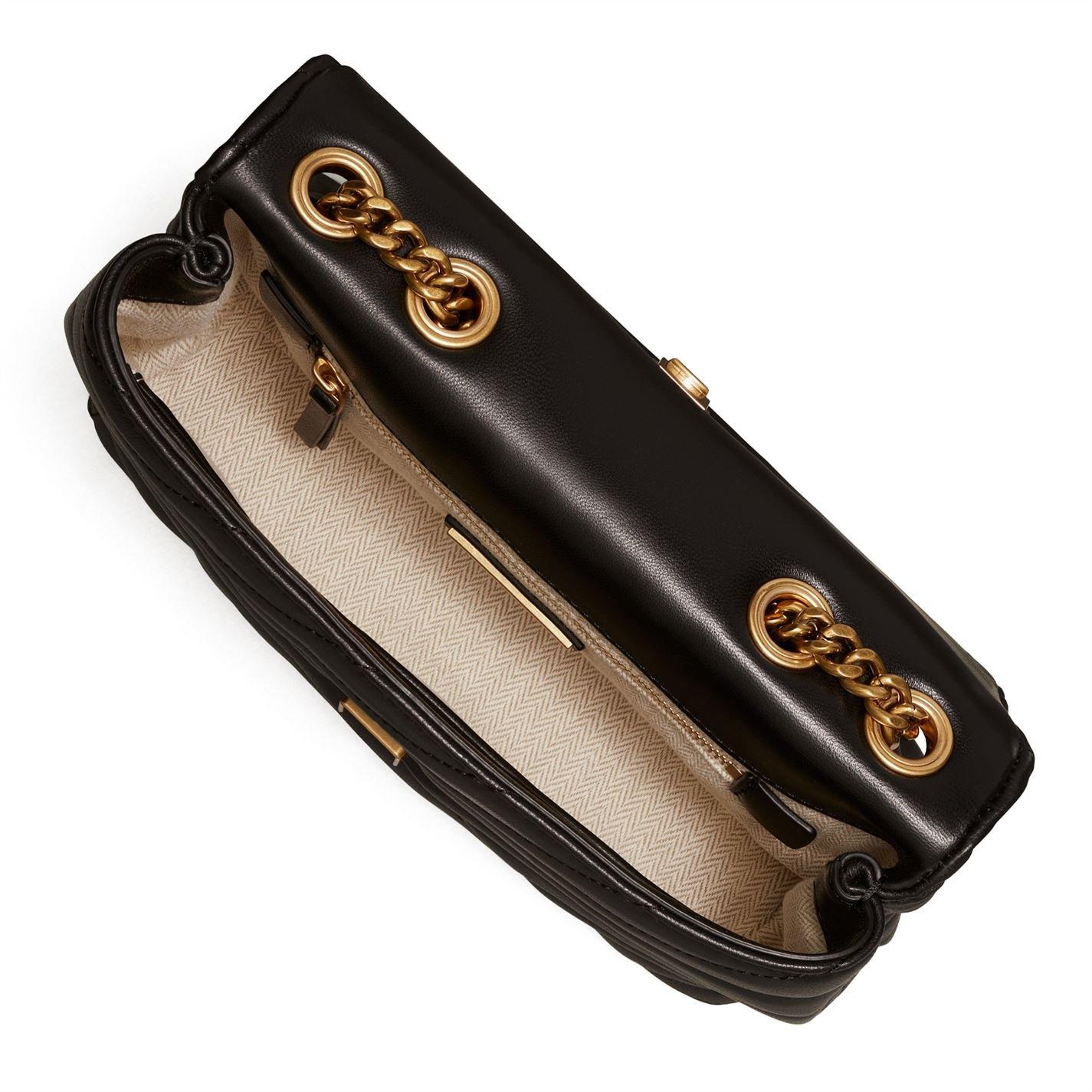 Black - Tory Burch - Kira Convertible Shoulder Bag - 5