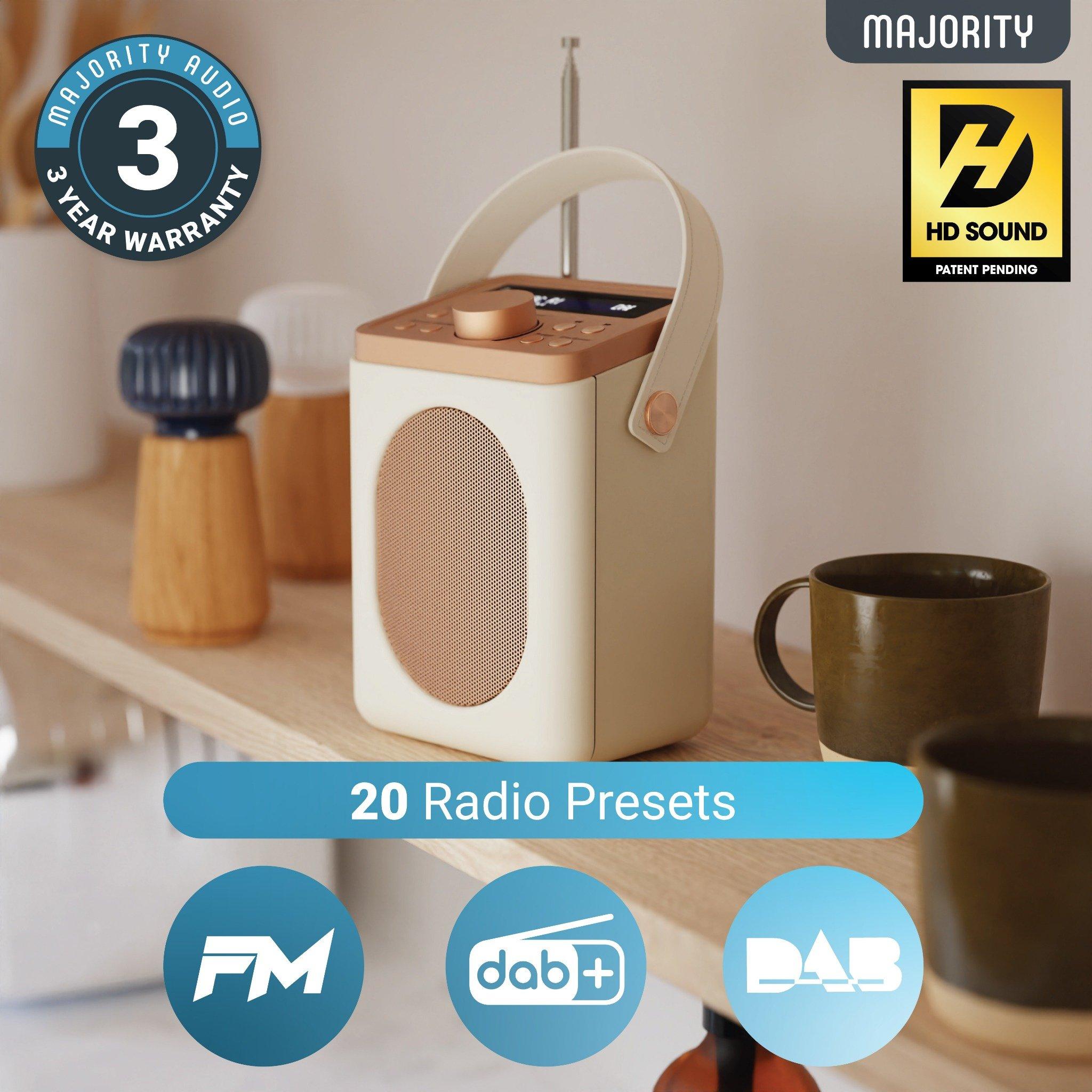 Crème - MAJORITY - Little Shelford DAB Radio - 6