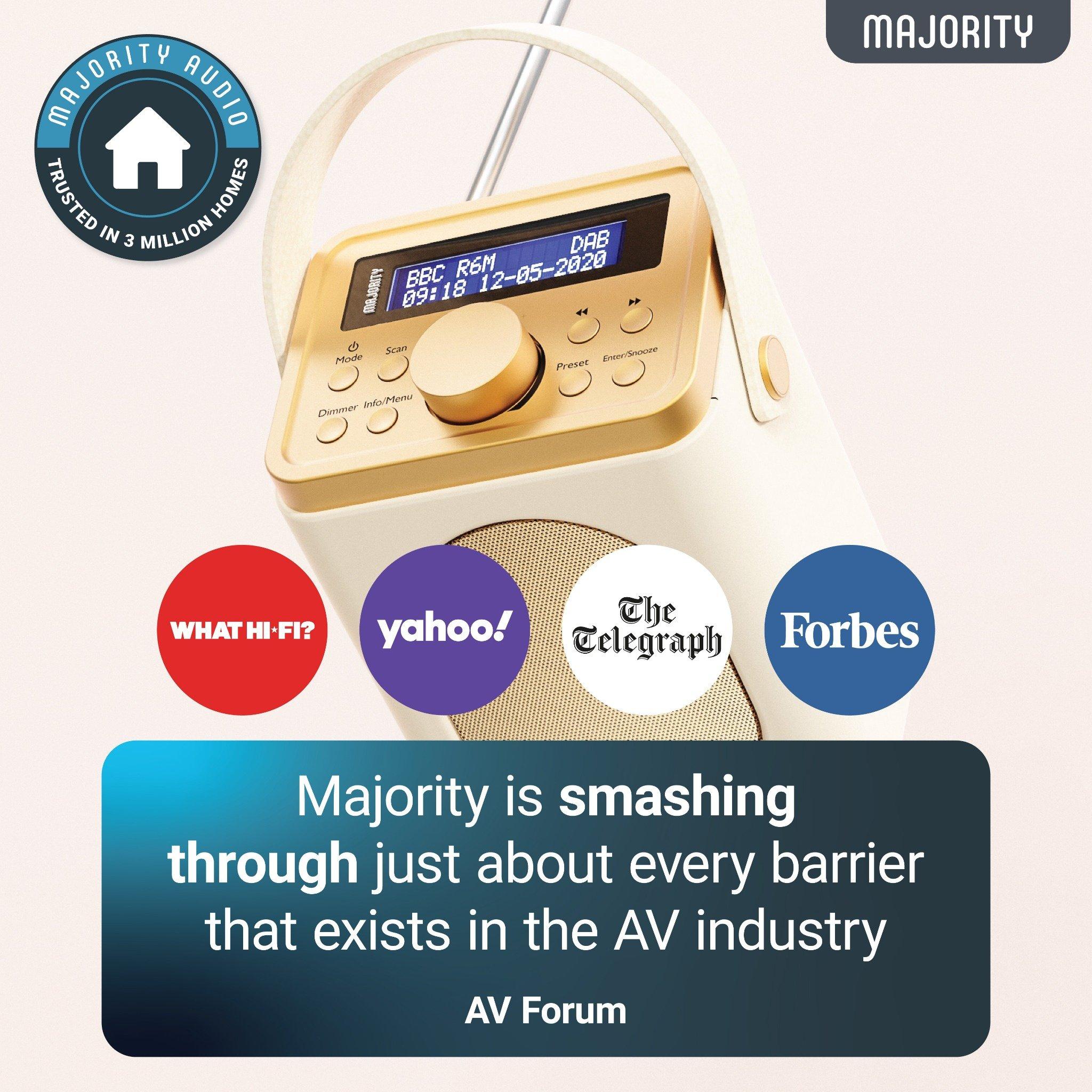 Crème - MAJORITY - Little Shelford DAB Radio - 8