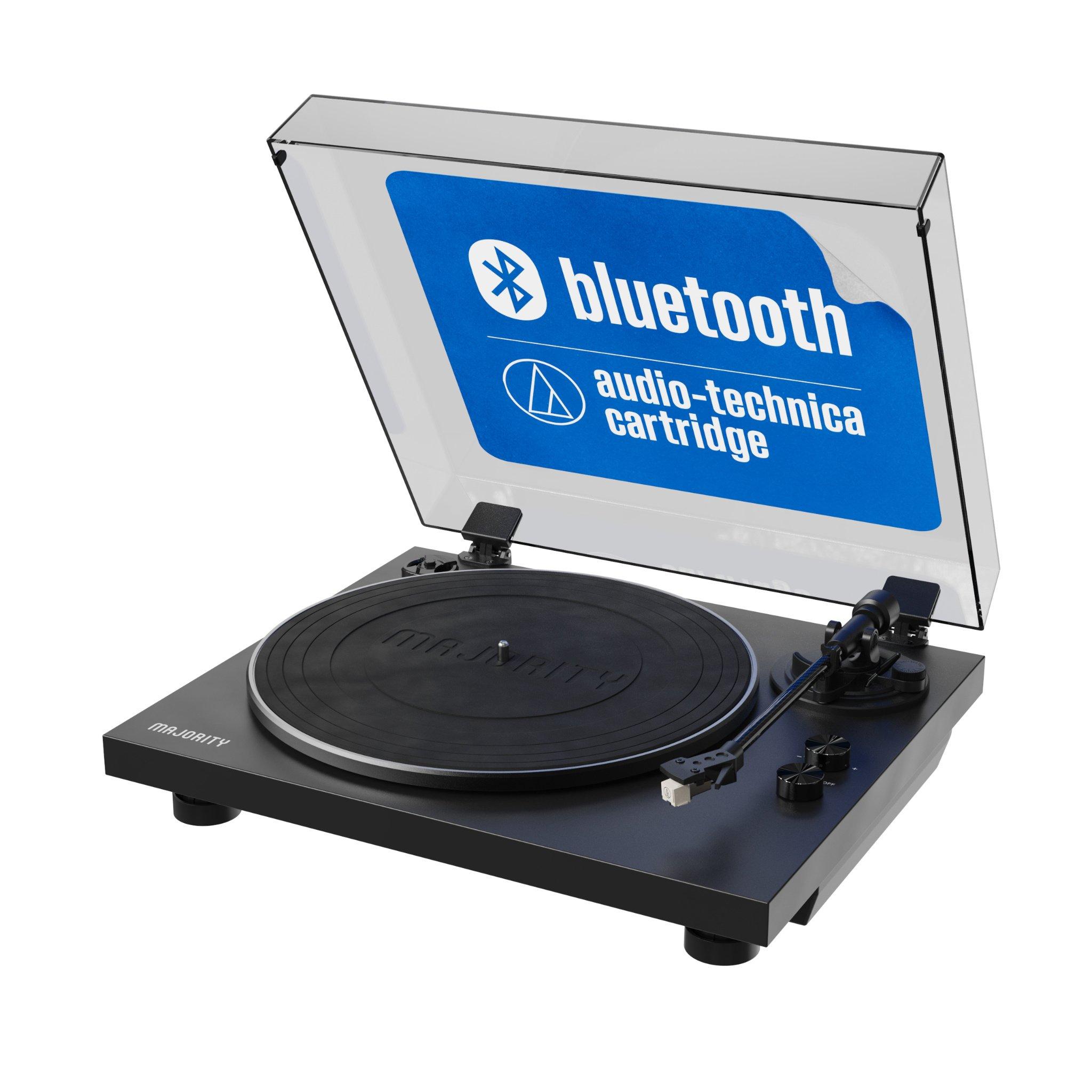 Schwarz - MAJORITY - Stylo Bluetooth Turntable - 1
