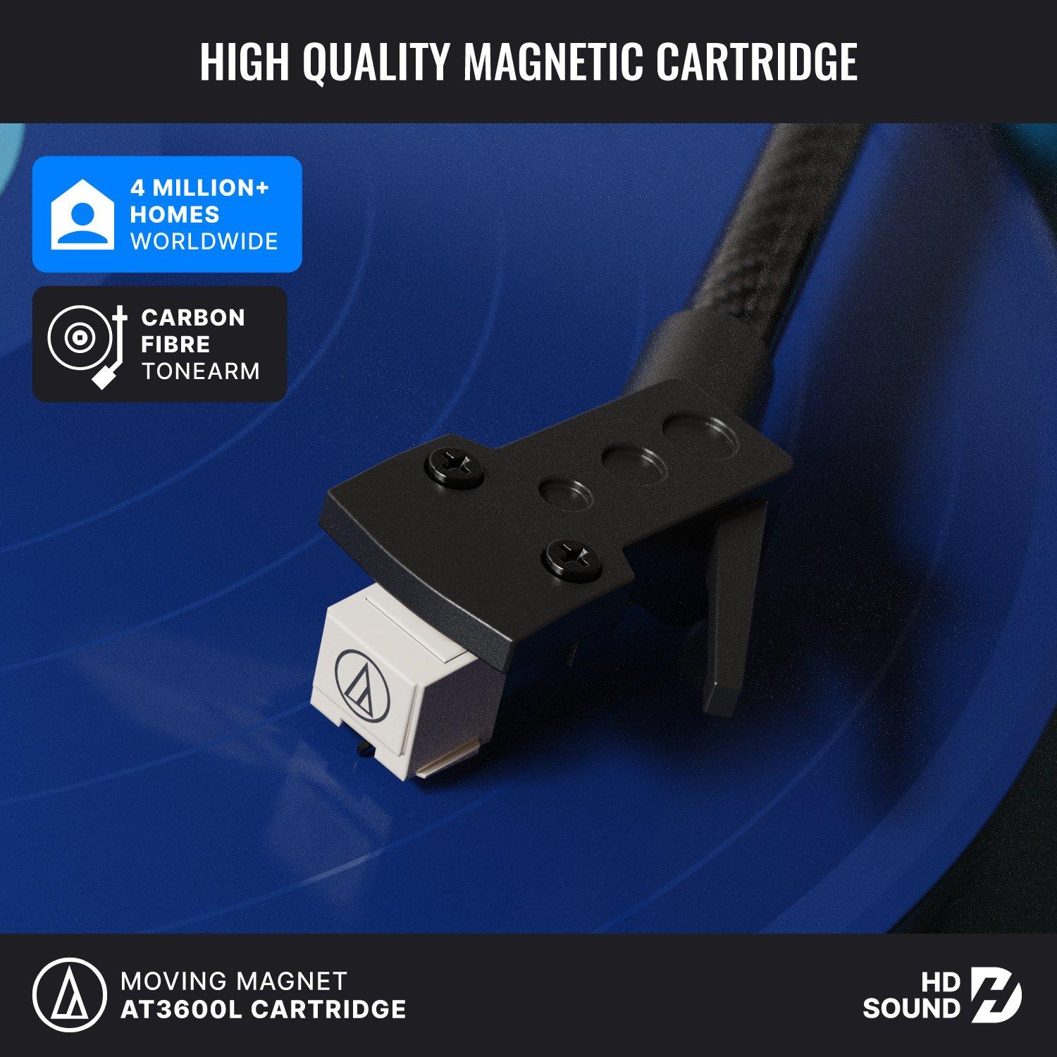 Schwarz - MAJORITY - Stylo Bluetooth Turntable - 3