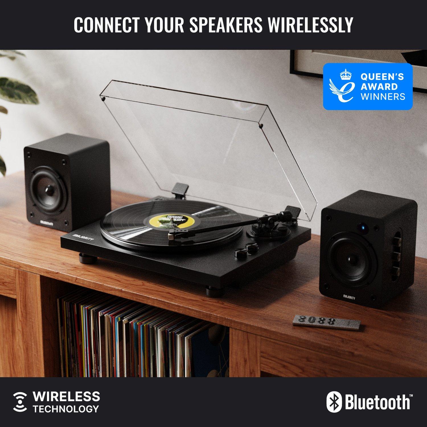Schwarz - MAJORITY - Stylo Bluetooth Turntable - 7