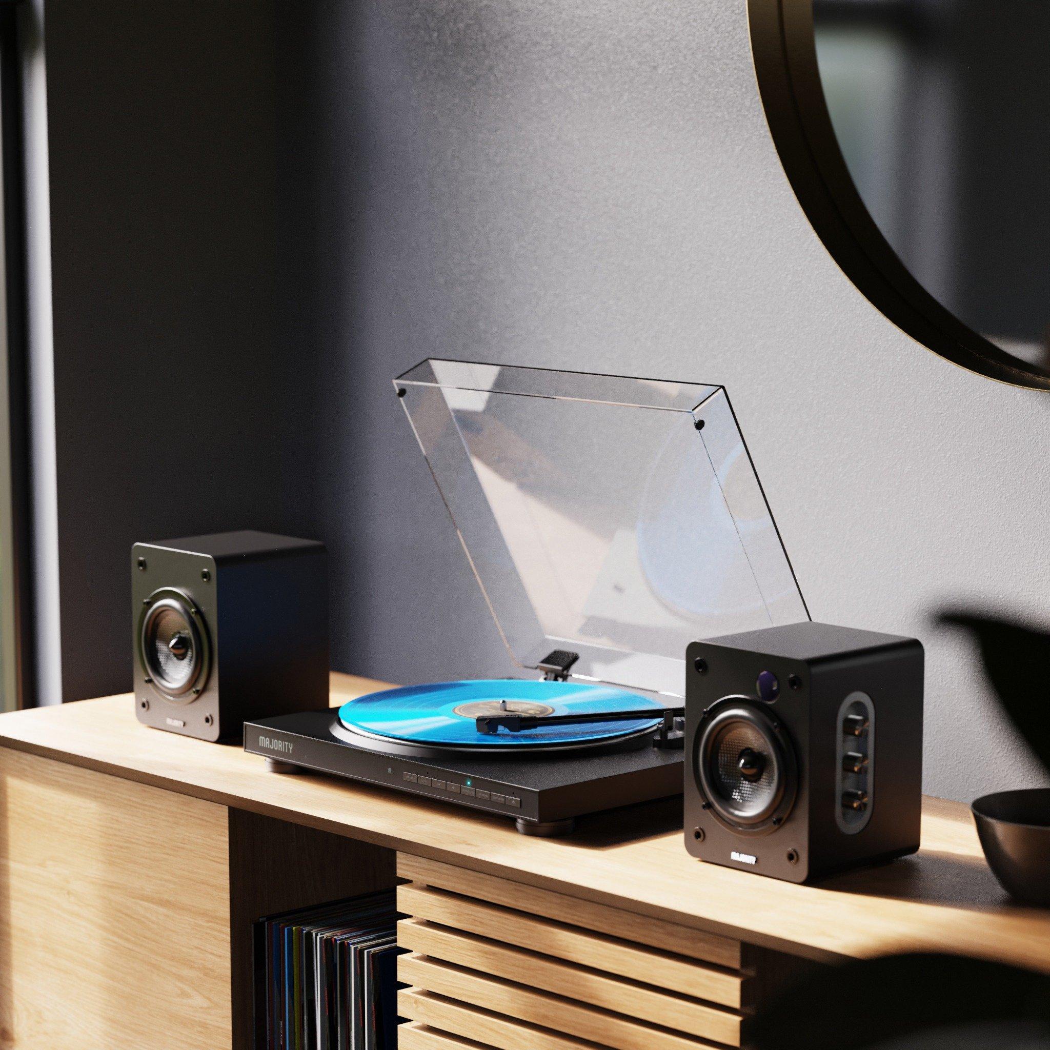 Schwarz - MAJORITY - Auto Bluetooth Turntable - 6