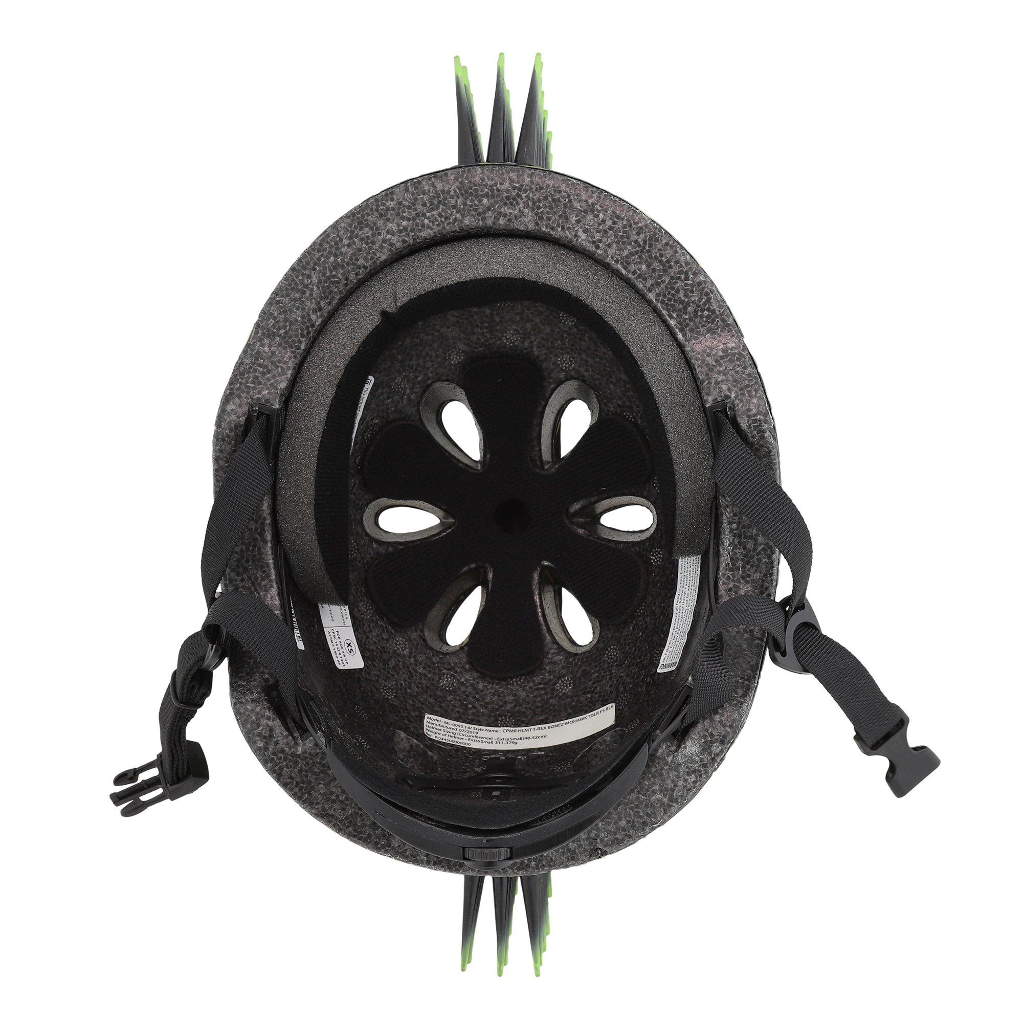 T-Rex Bonez Moh - Raskullz - T-Rex Bonez Mohawk Fit System Child Helmet - 6