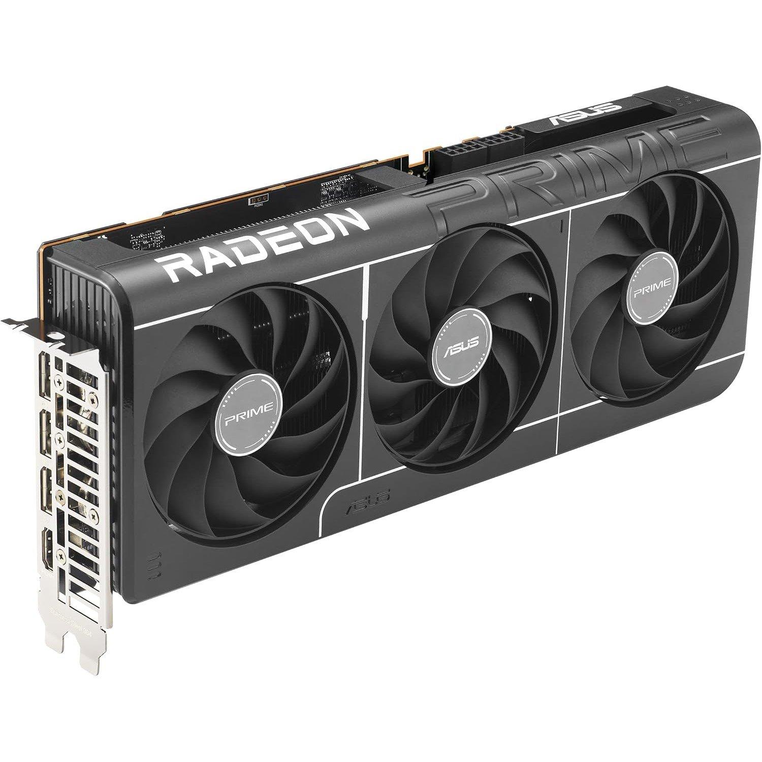 Black - ASUS - Prime Radeon RX 9070 GRE OC 12GB GDDR6 Graphics Card PCIe 5.0 Triple Fan Cooling HDMI 2.1b Displ - 2