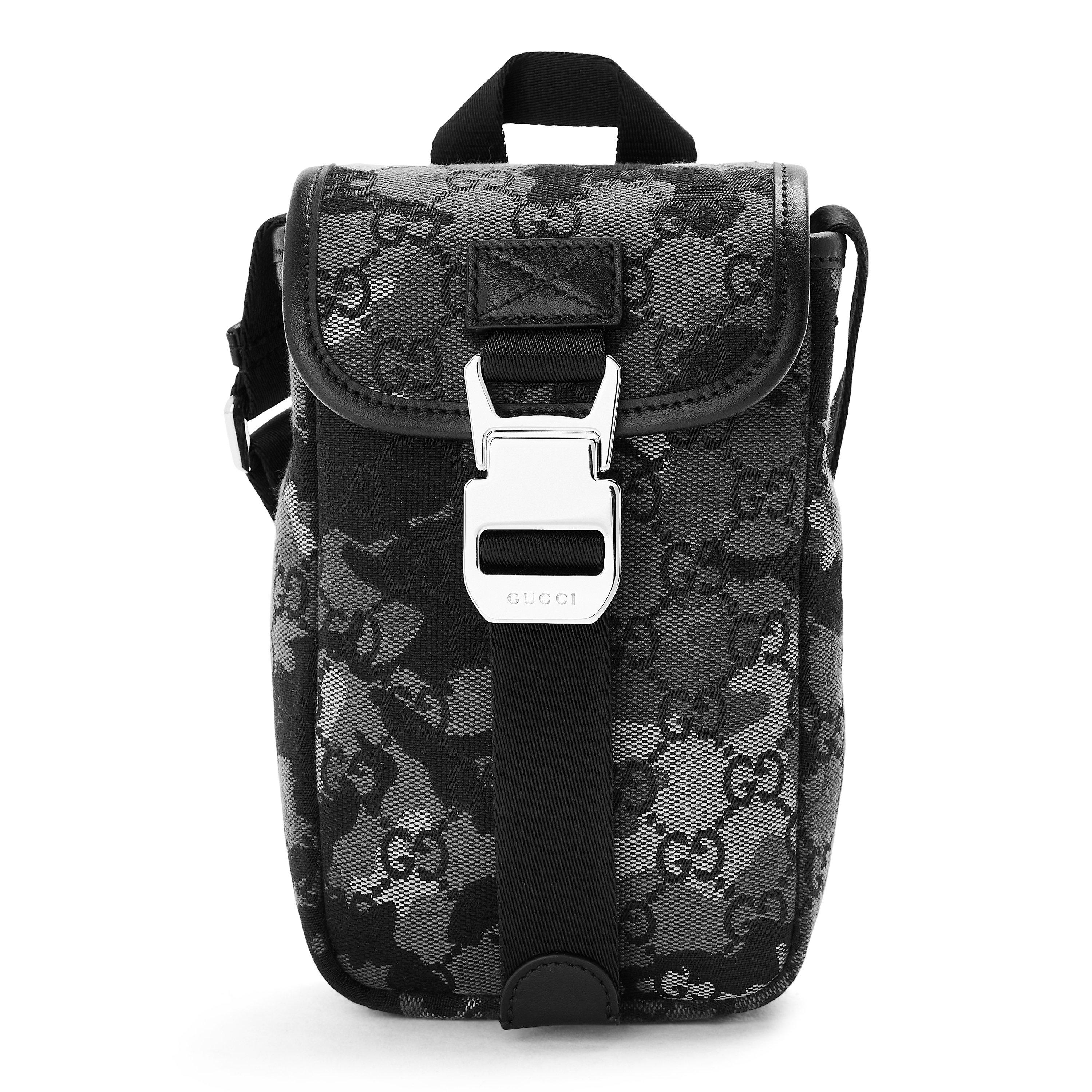 Gucci Men's Crossbody Bag - Grey / Black