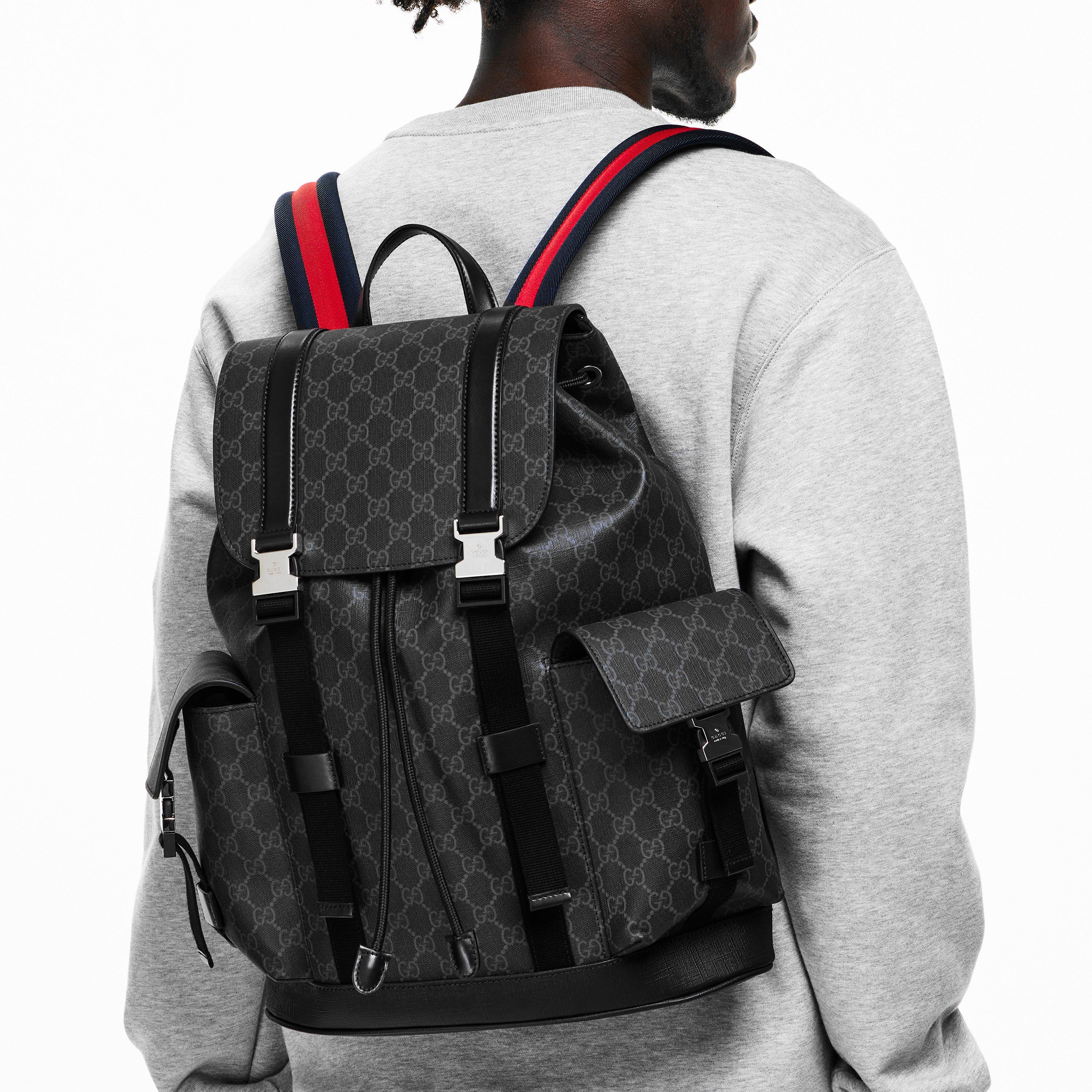 GG Black - Gucci - Men's Backpack - 3