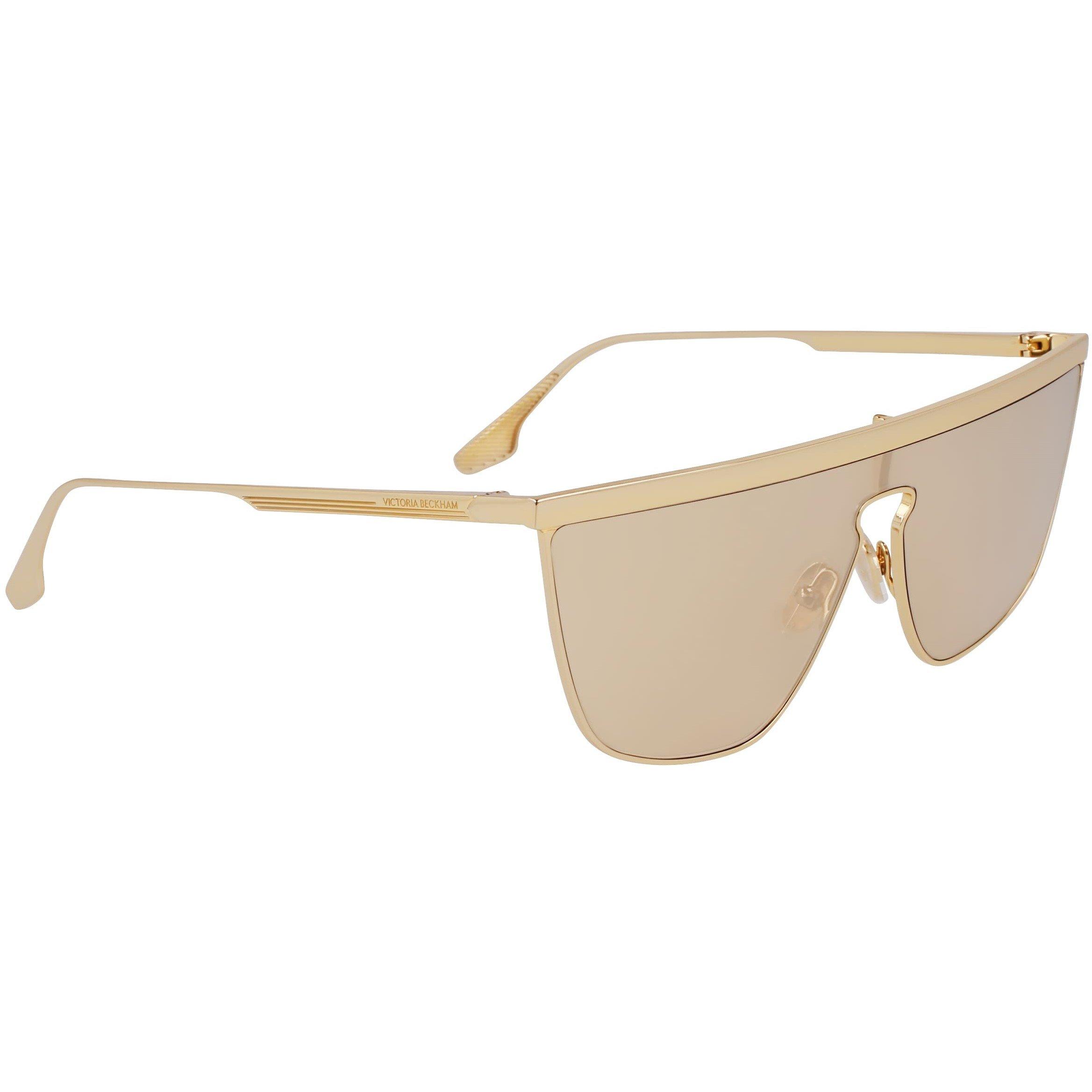 Gold Mirror - Victoria Beckham - Women's Shield Sunglasses - 2