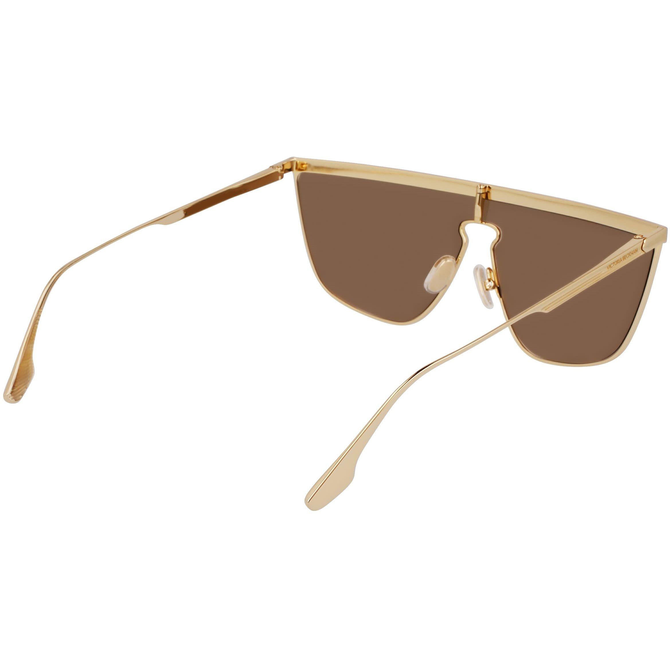 Gold Mirror - Victoria Beckham - Women's Shield Sunglasses - 6