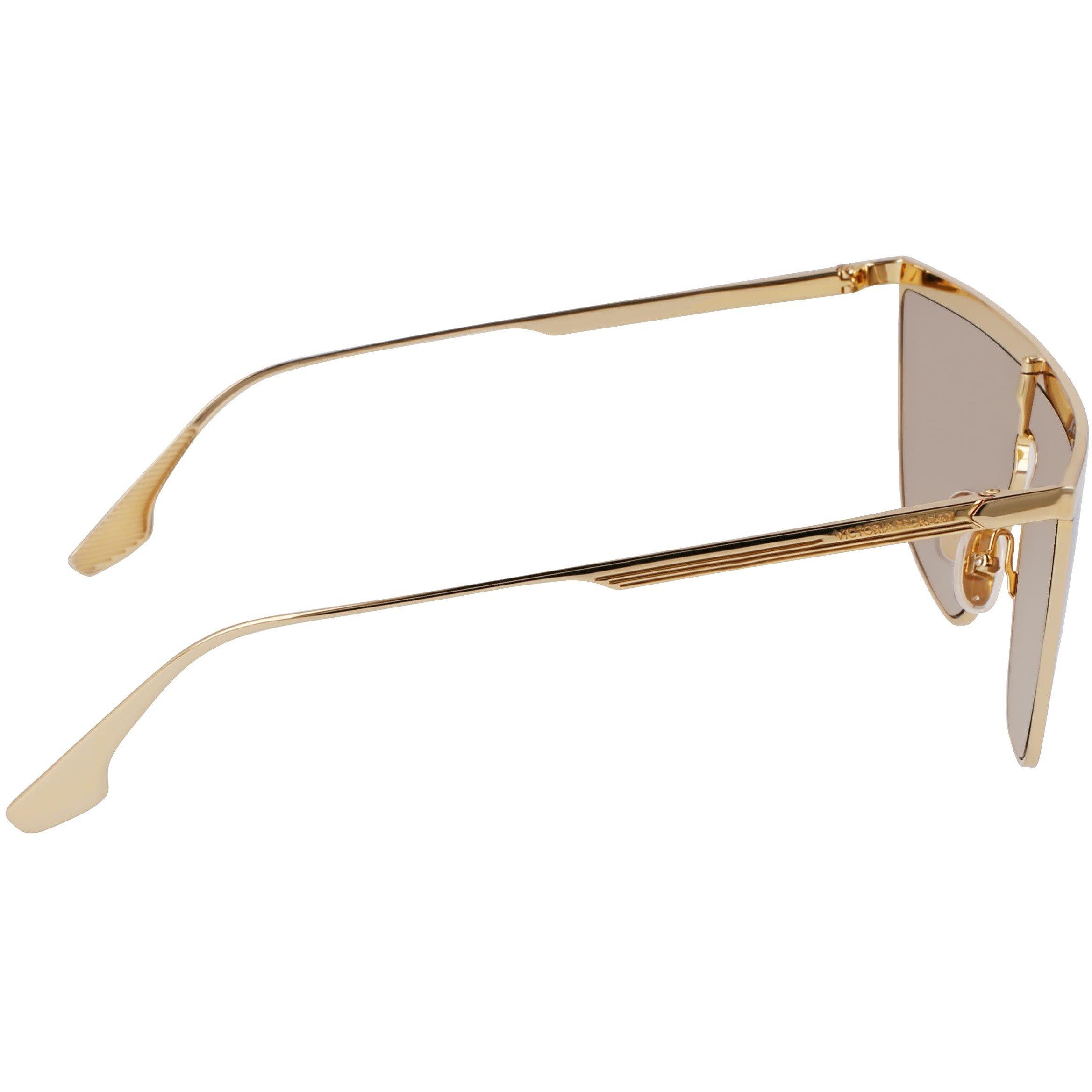Gold Mirror - Victoria Beckham - Women's Shield Sunglasses - 7