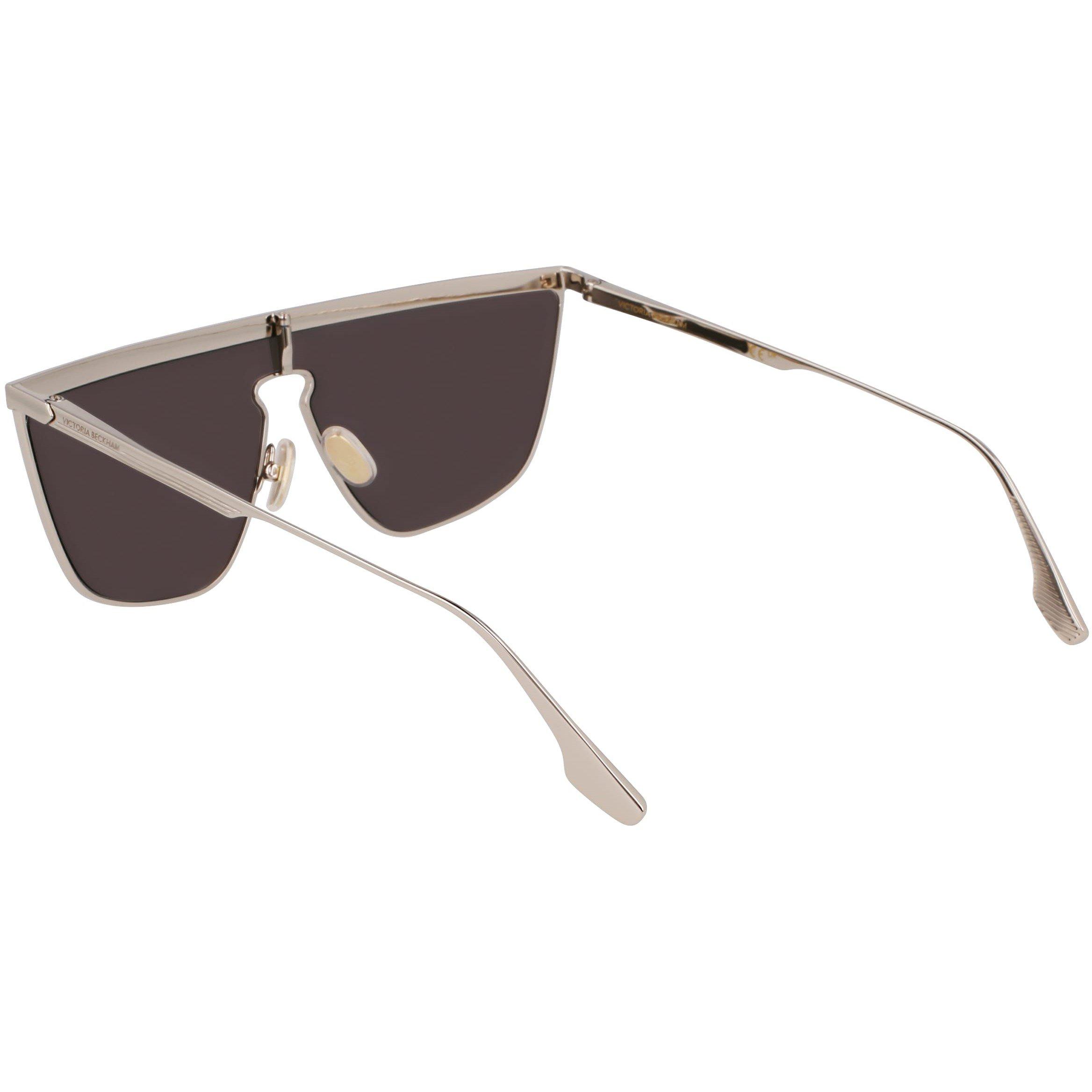 Silver Mirror - Victoria Beckham - Women's Shield Sunglasses - 3