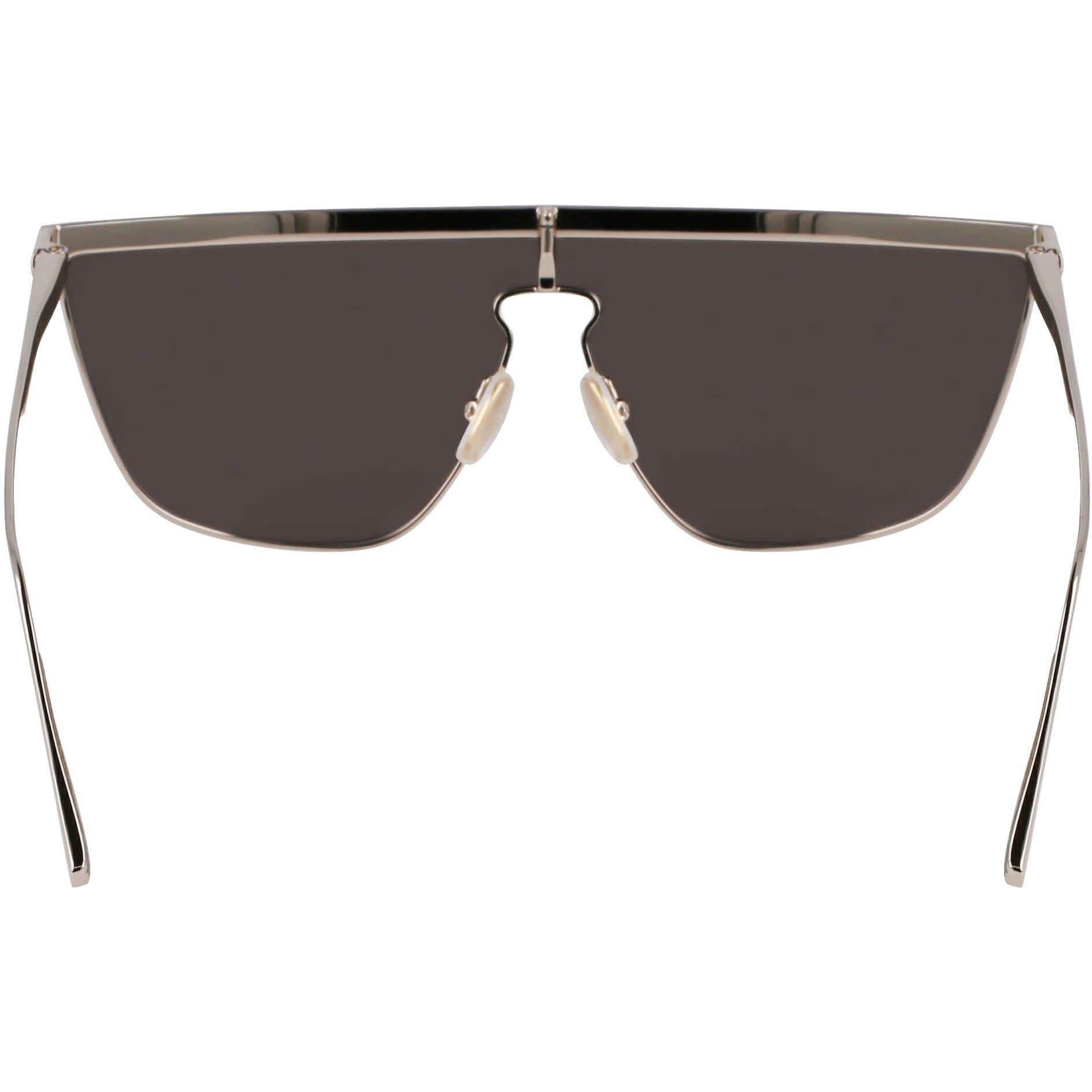Silver Mirror - Victoria Beckham - Women's Shield Sunglasses - 4