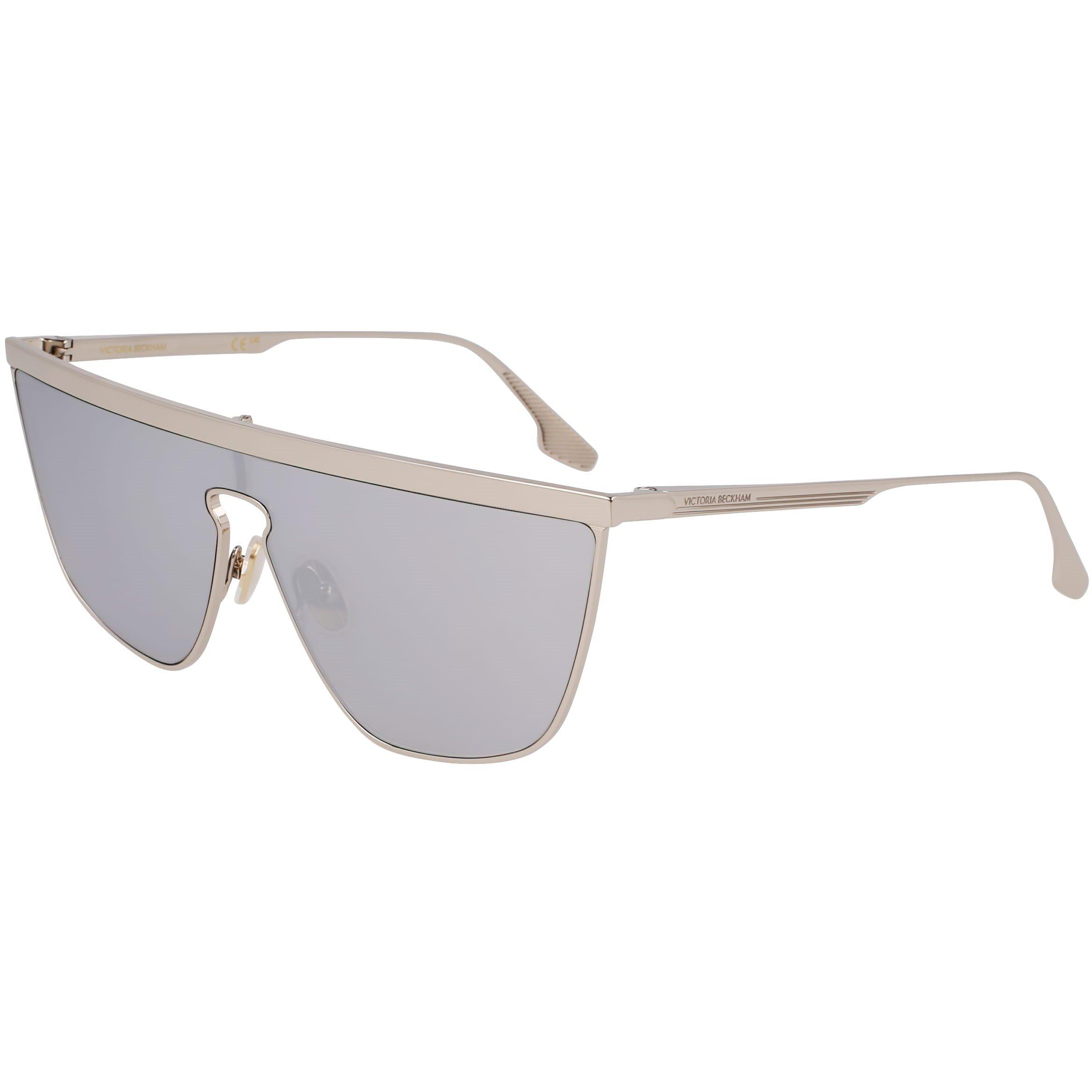 Silver Mirror - Victoria Beckham - Women's Shield Sunglasses - 8