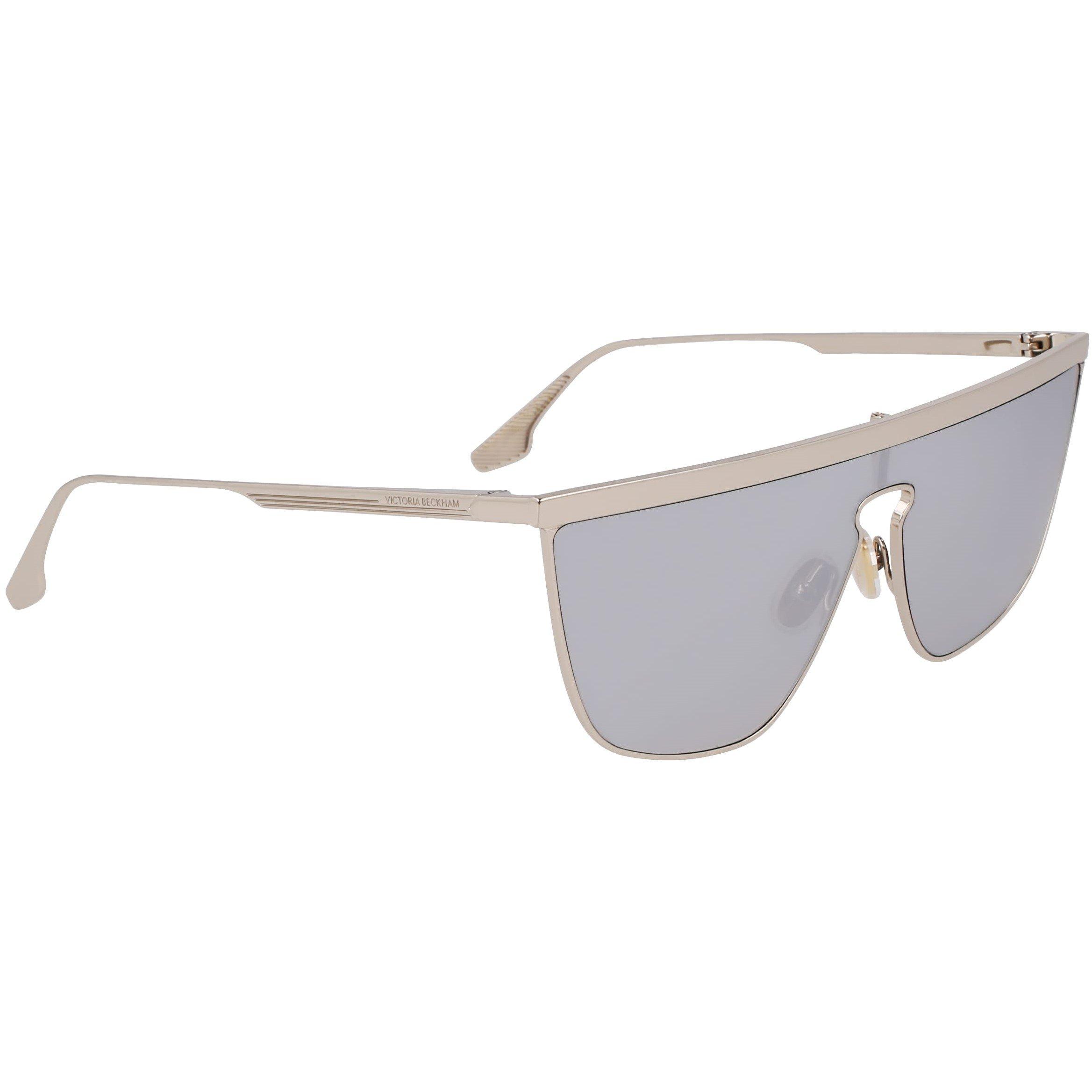 Silver Mirror - Victoria Beckham - Women's Shield Sunglasses - 9