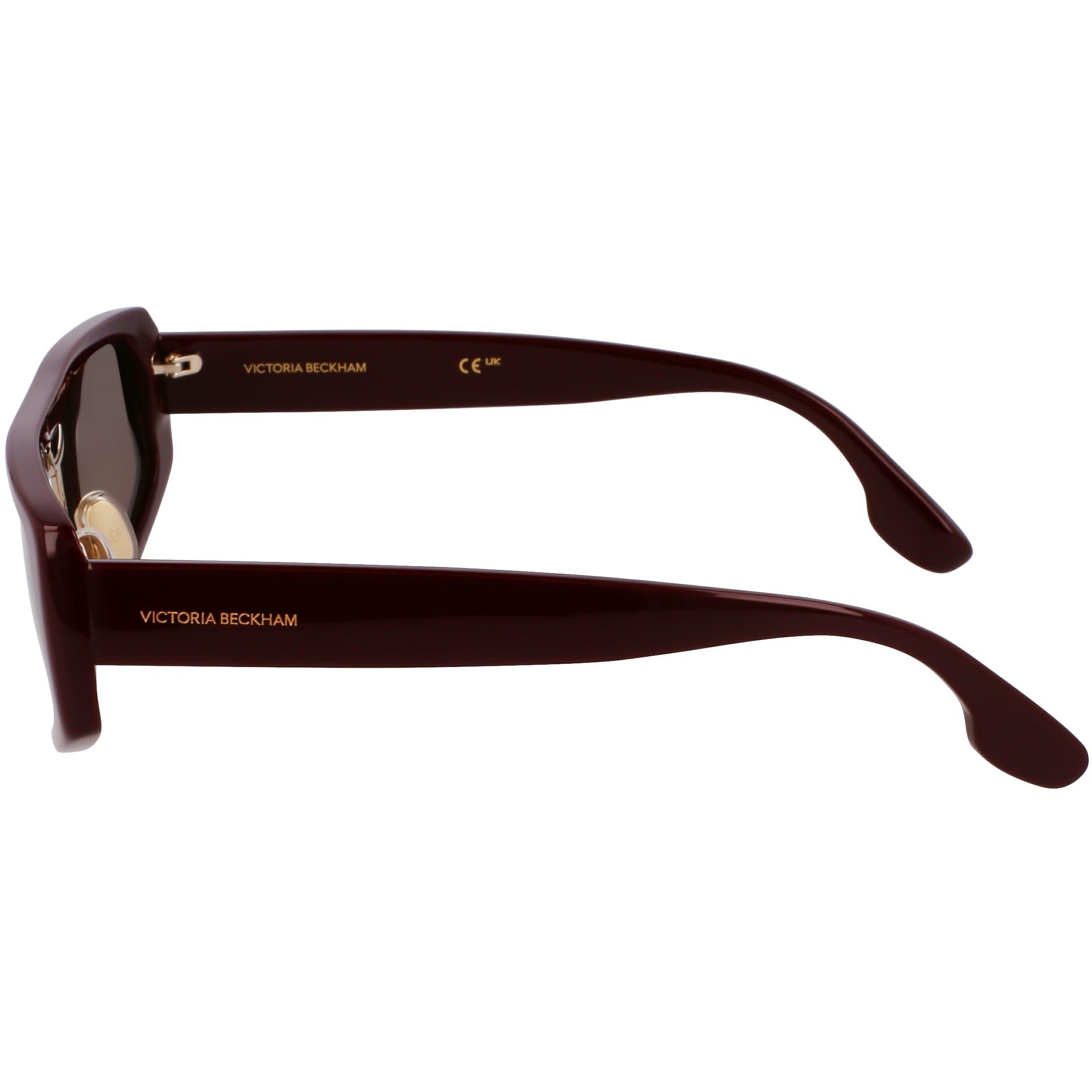Wine - Victoria Beckham - Women's Shield Sunglasses - 3