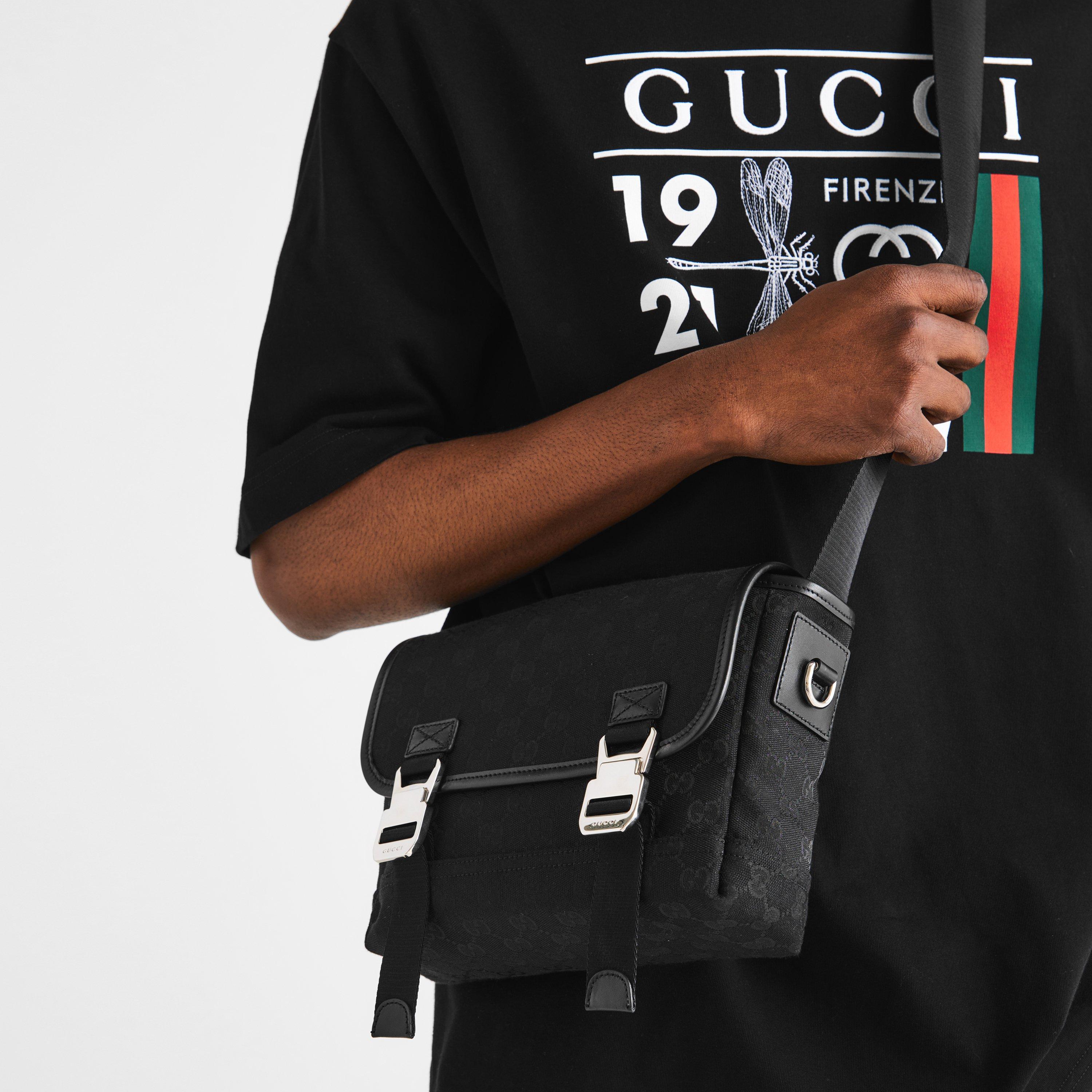 Black - Gucci - Men's Crossbody Bag - 3