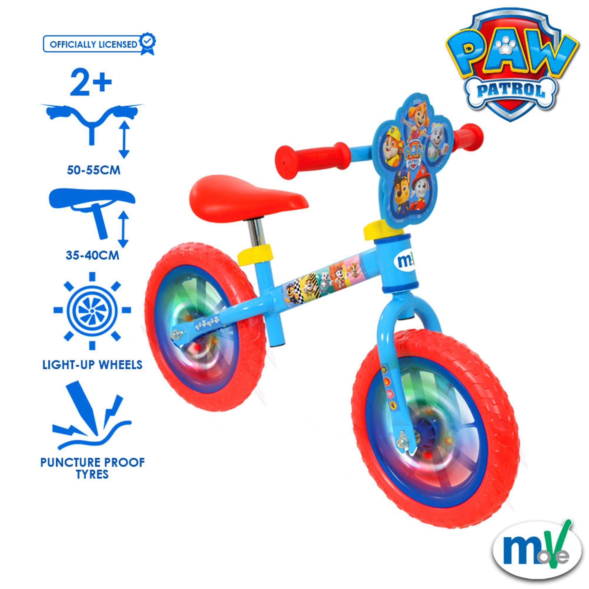 Multi - Paw Patrol - Paw Patrol 12 Balance Bike with Light Up Wheels - 3