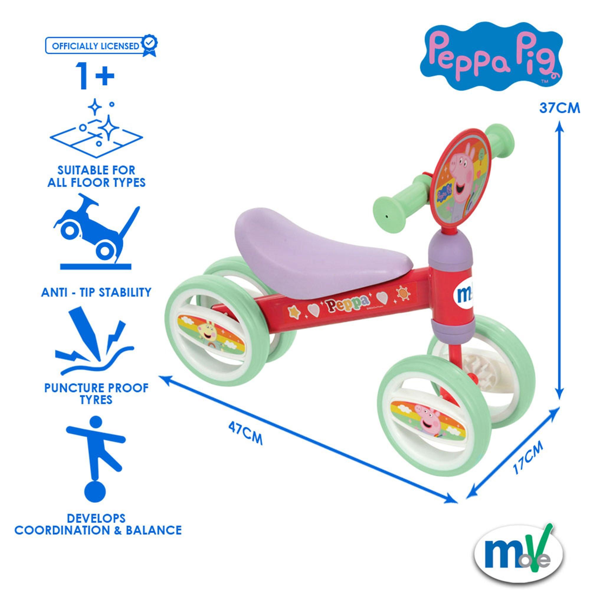 Multi - Peppa Pig - MoVe Peppa Pig Deluxe Bobble Ride On - 2