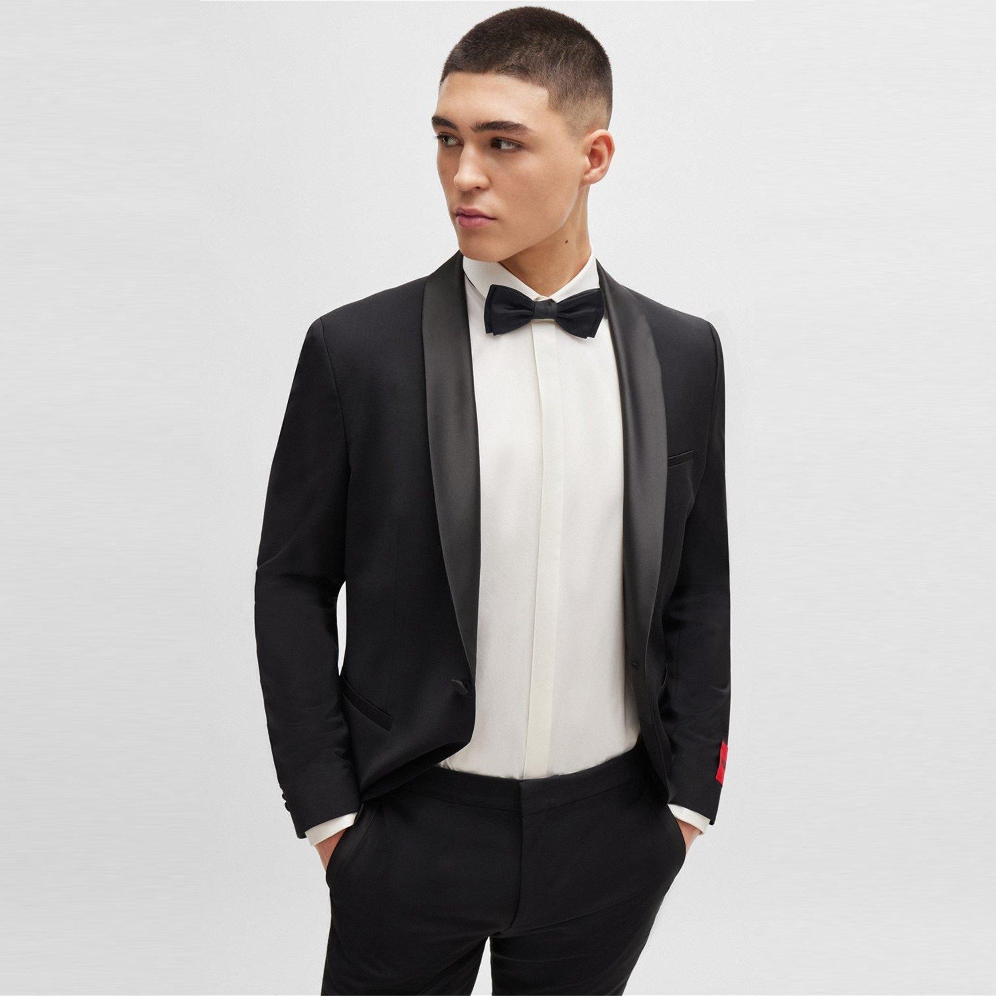 Black - Hugo - Men's Bowtie - 5