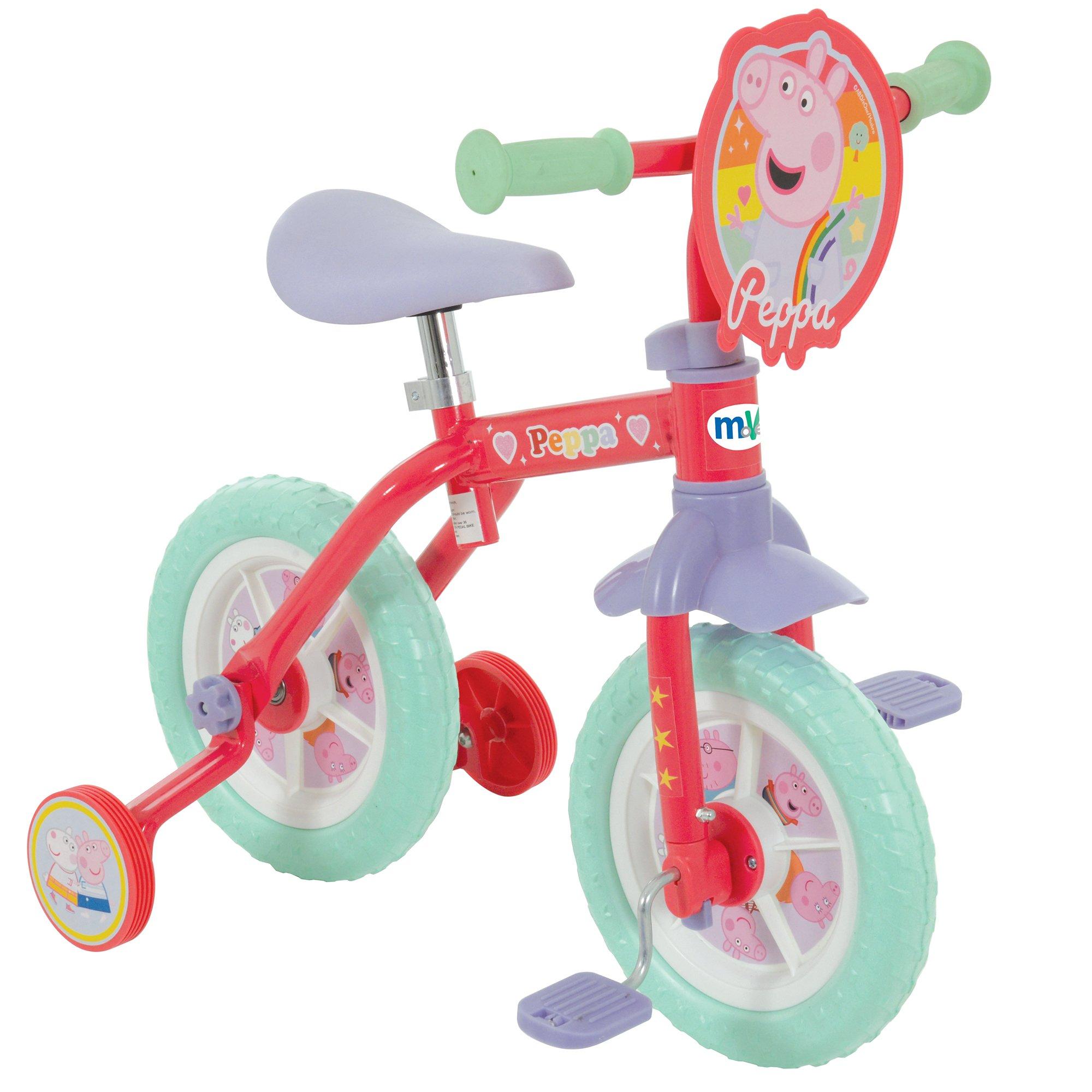Multi - Peppa Pig - MoVe Peppa Pig My First 2 in 1 10 Training Bike - 1
