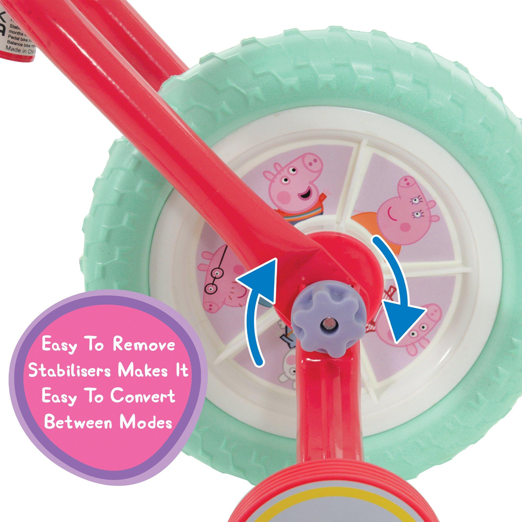 Multi - Peppa Pig - MoVe Peppa Pig My First 2 in 1 10 Training Bike - 8