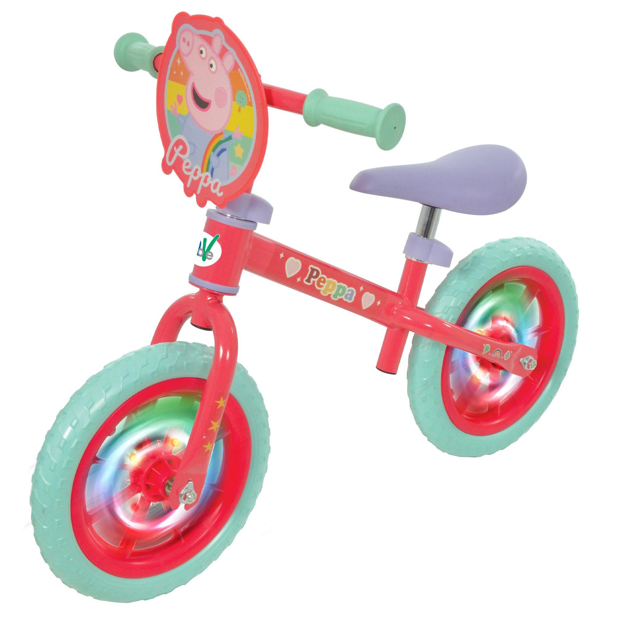 Multi - Peppa Pig - Peppa Pig 12 Balance Bike with Light Up Wheels - 1