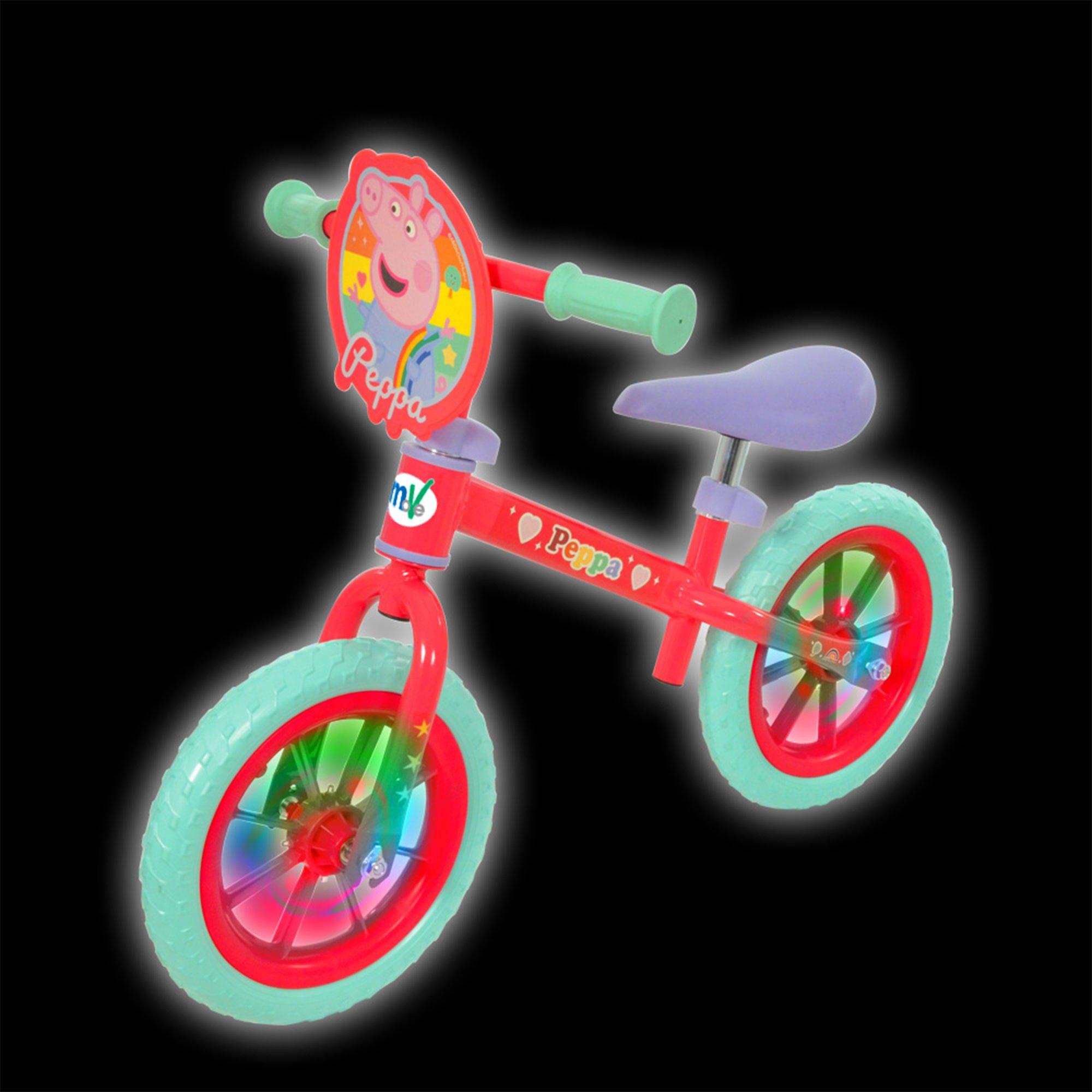 Multi - Peppa Pig - Peppa Pig 12 Balance Bike with Light Up Wheels - 2