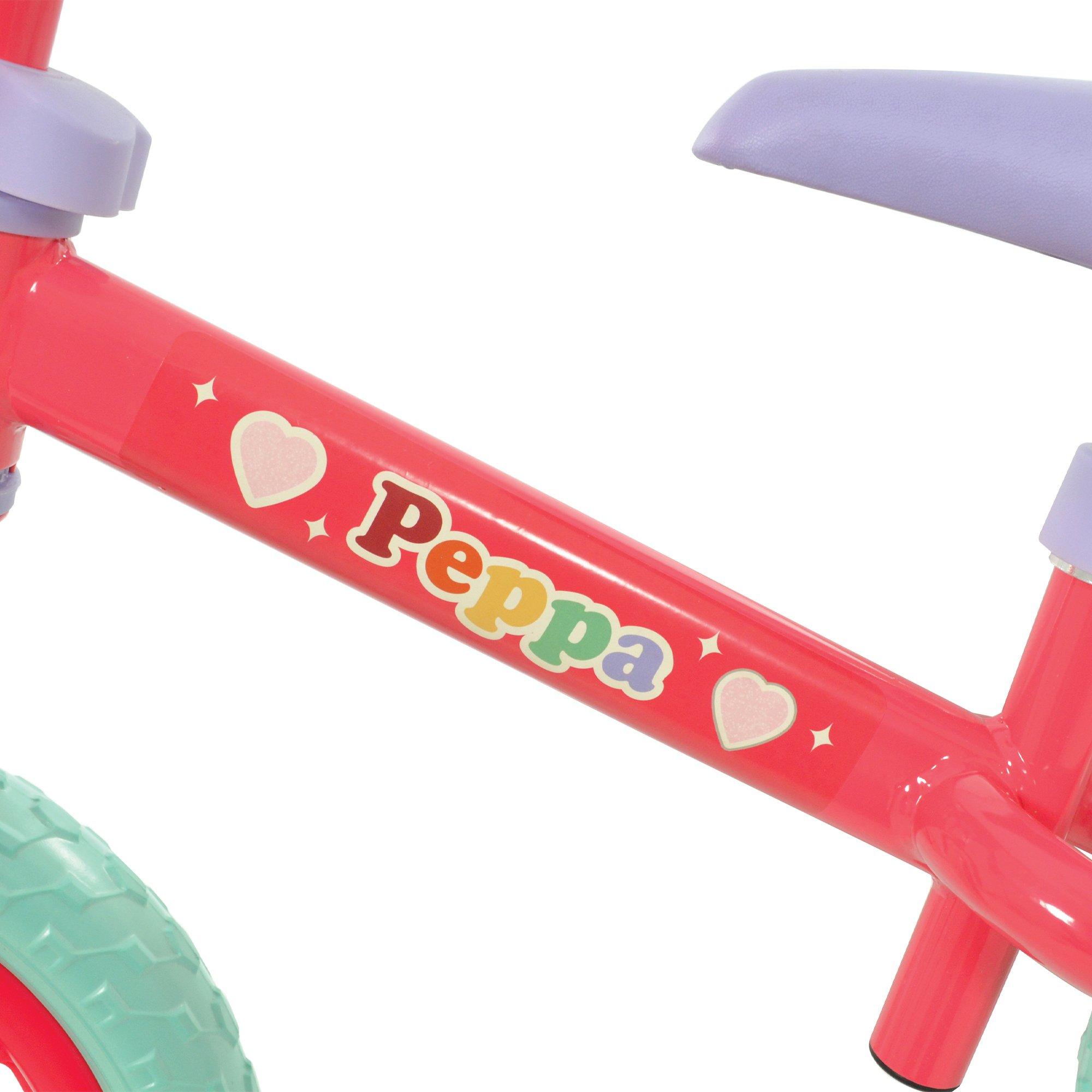 Multi - Peppa Pig - Peppa Pig 12 Balance Bike with Light Up Wheels - 6