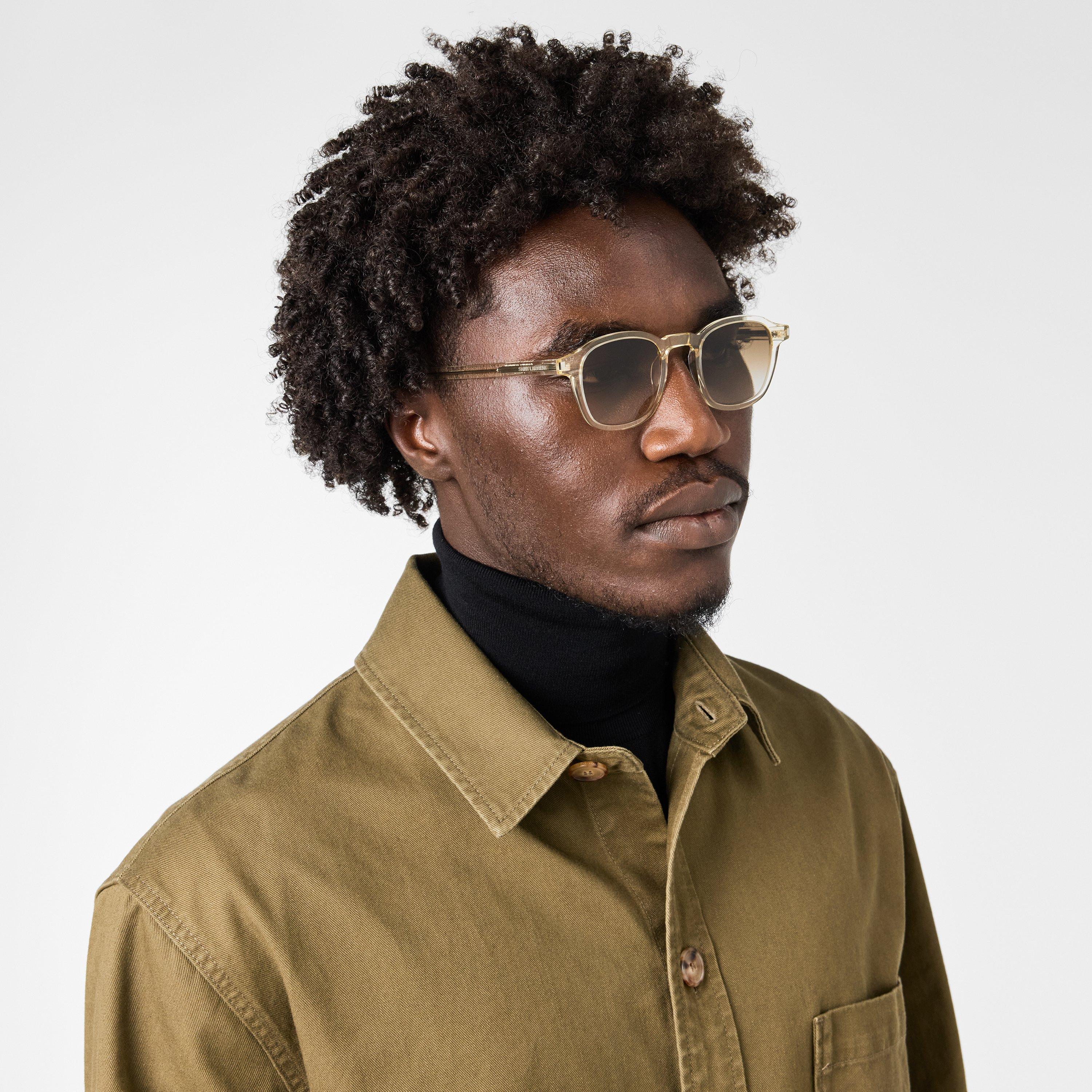 Clear - Saint Laurent - SL 549 Slim Sunglasses - 3