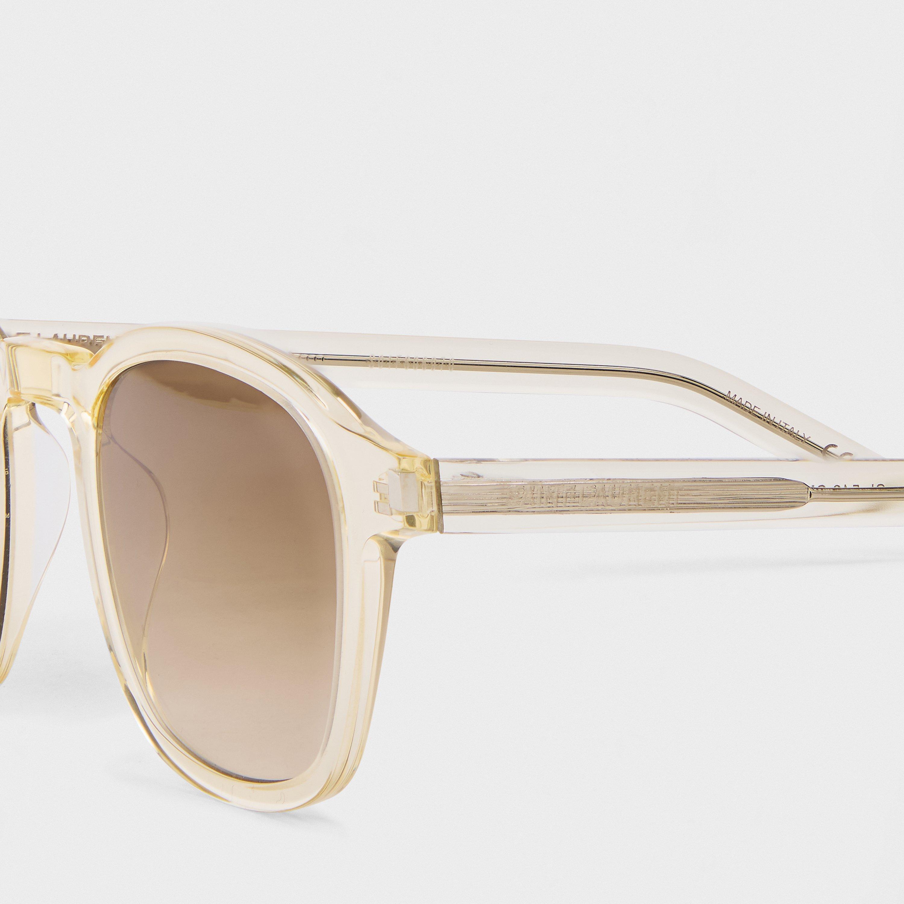 Clear - Saint Laurent - SL 549 Slim Sunglasses - 4