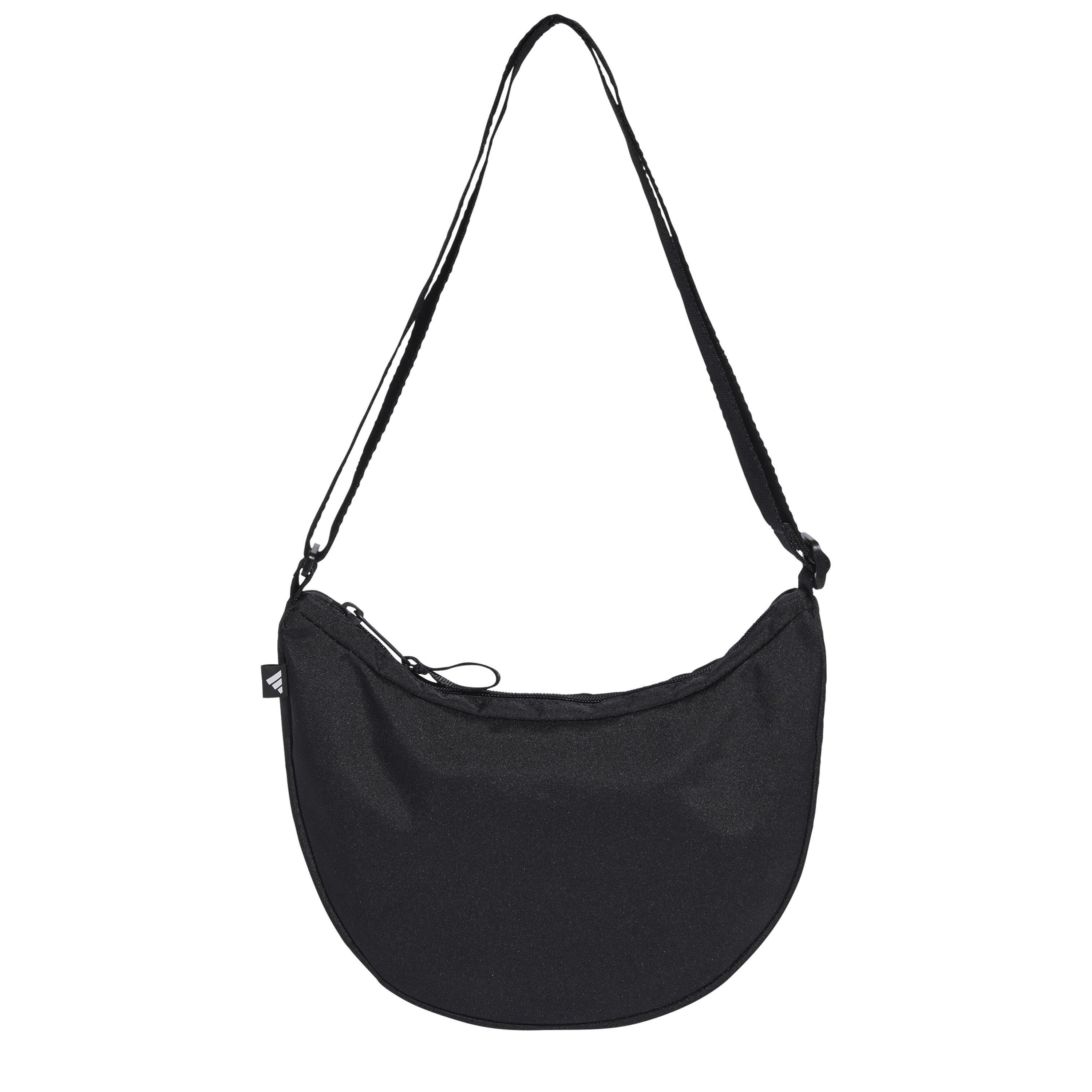 Black/Silver - adidas - Linear Essentials Festival Sling Bag - 2