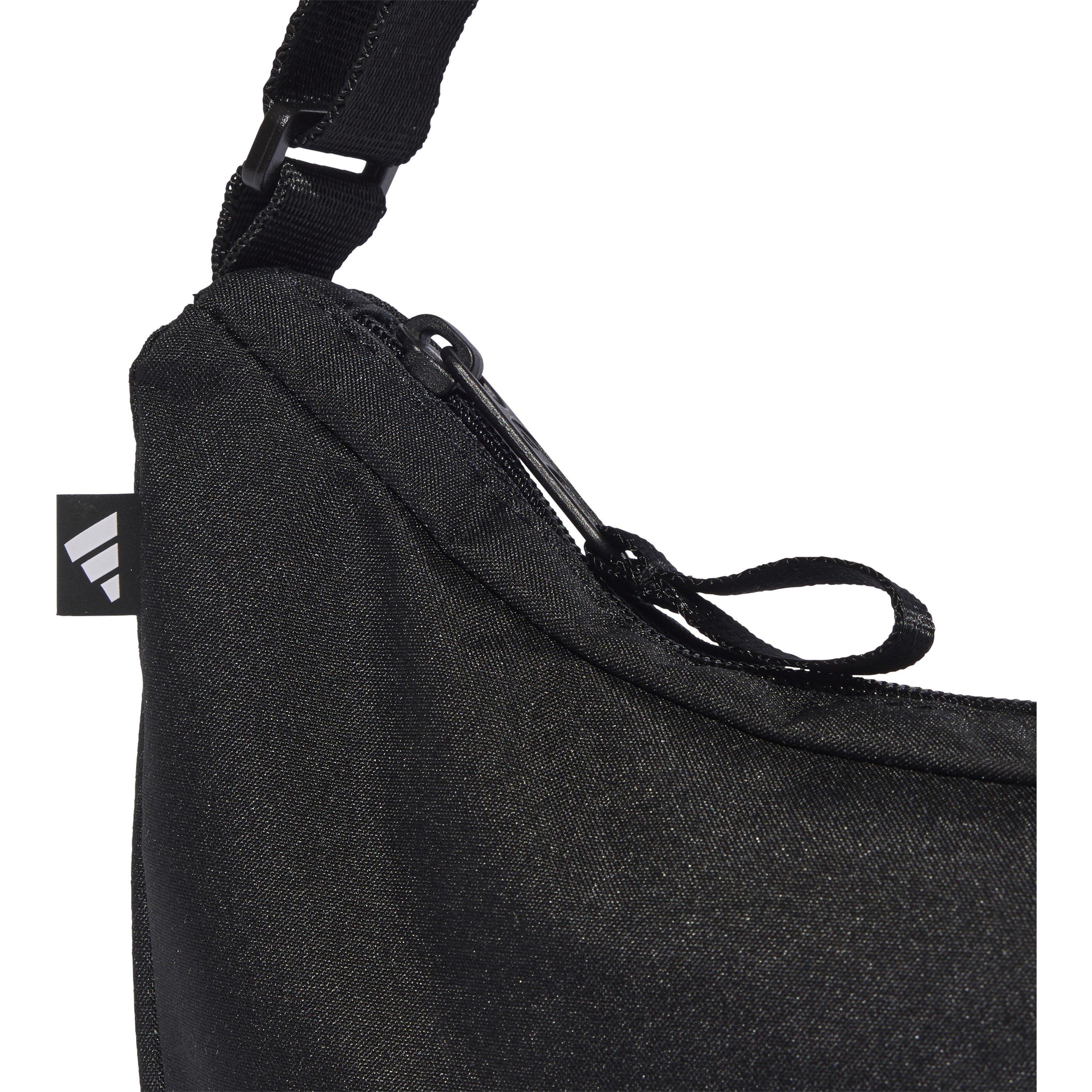 Black/Silver - adidas - Linear Essentials Festival Sling Bag - 5