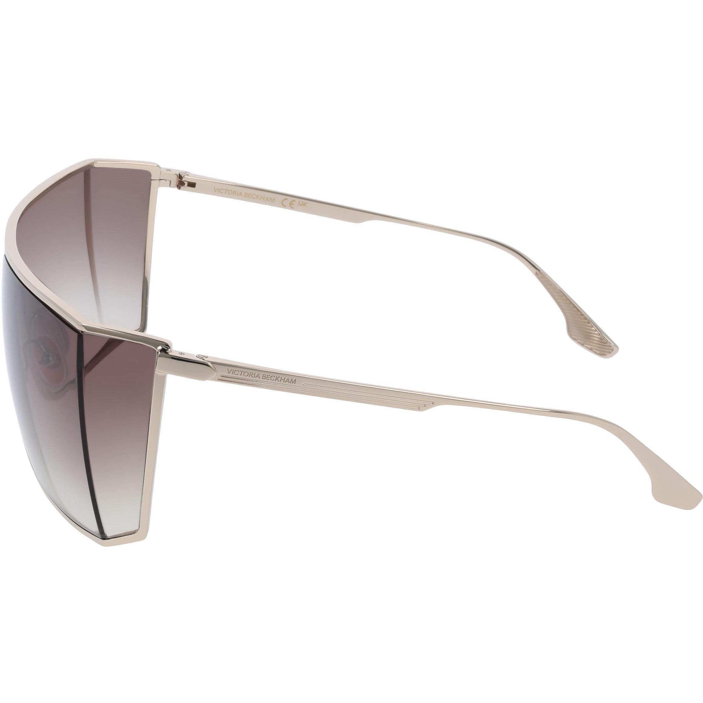 Gold - Victoria Beckham - Women's Shield Sunglasses - 3
