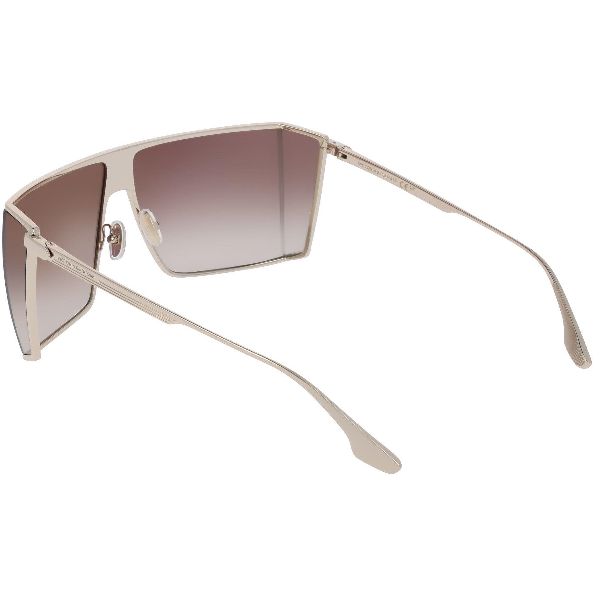 Gold - Victoria Beckham - Women's Shield Sunglasses - 4