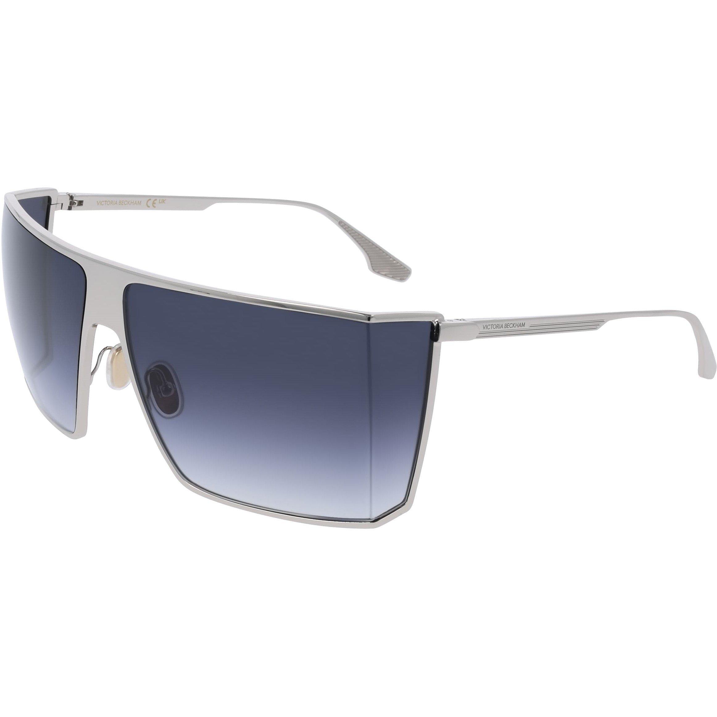 Silver - Victoria Beckham - Women's Shield Sunglasses - 1