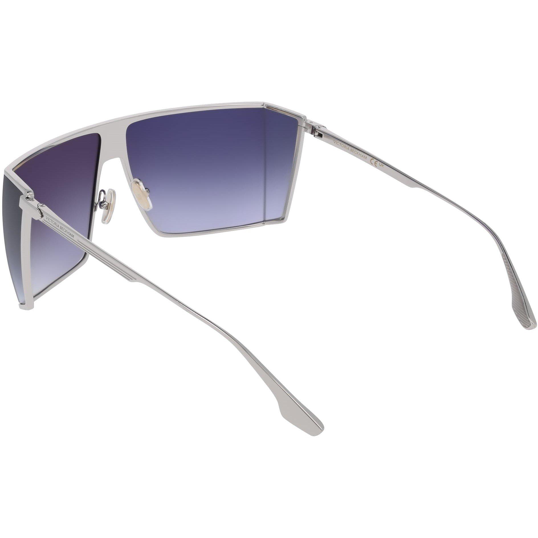 Silver - Victoria Beckham - Women's Shield Sunglasses - 4