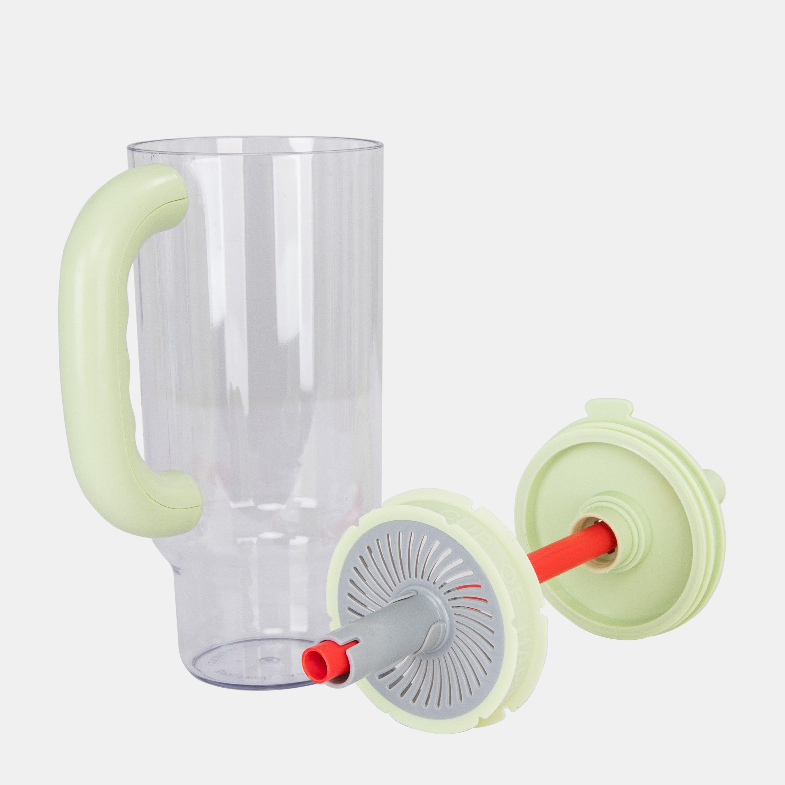 Green - Star - Bottle 1180ml BPA-Free Water Filter Plastic Waterbottle - 4