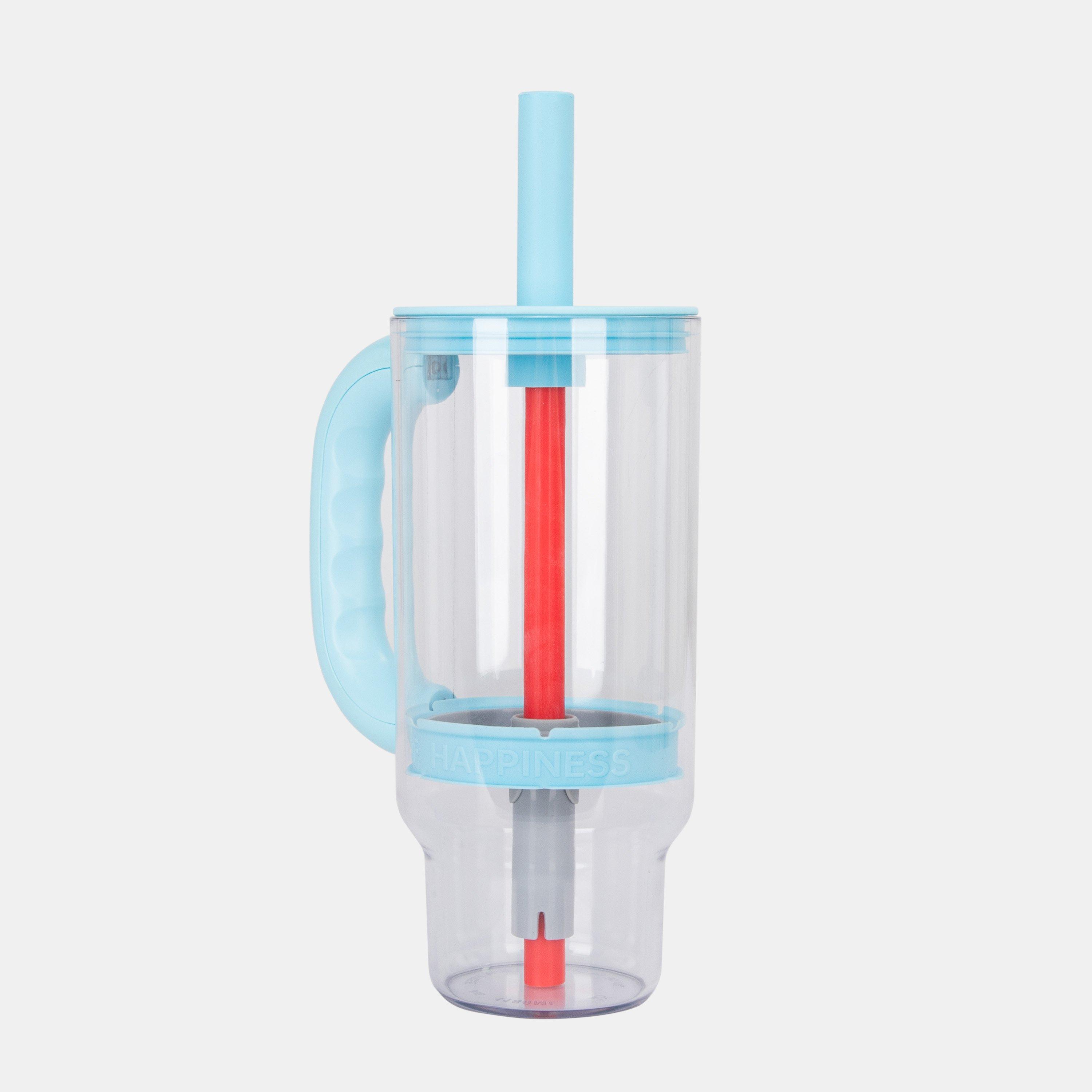 Blue - Star - Bottle 1180ml BPA-Free Water Filter Plastic Waterbottle - 1