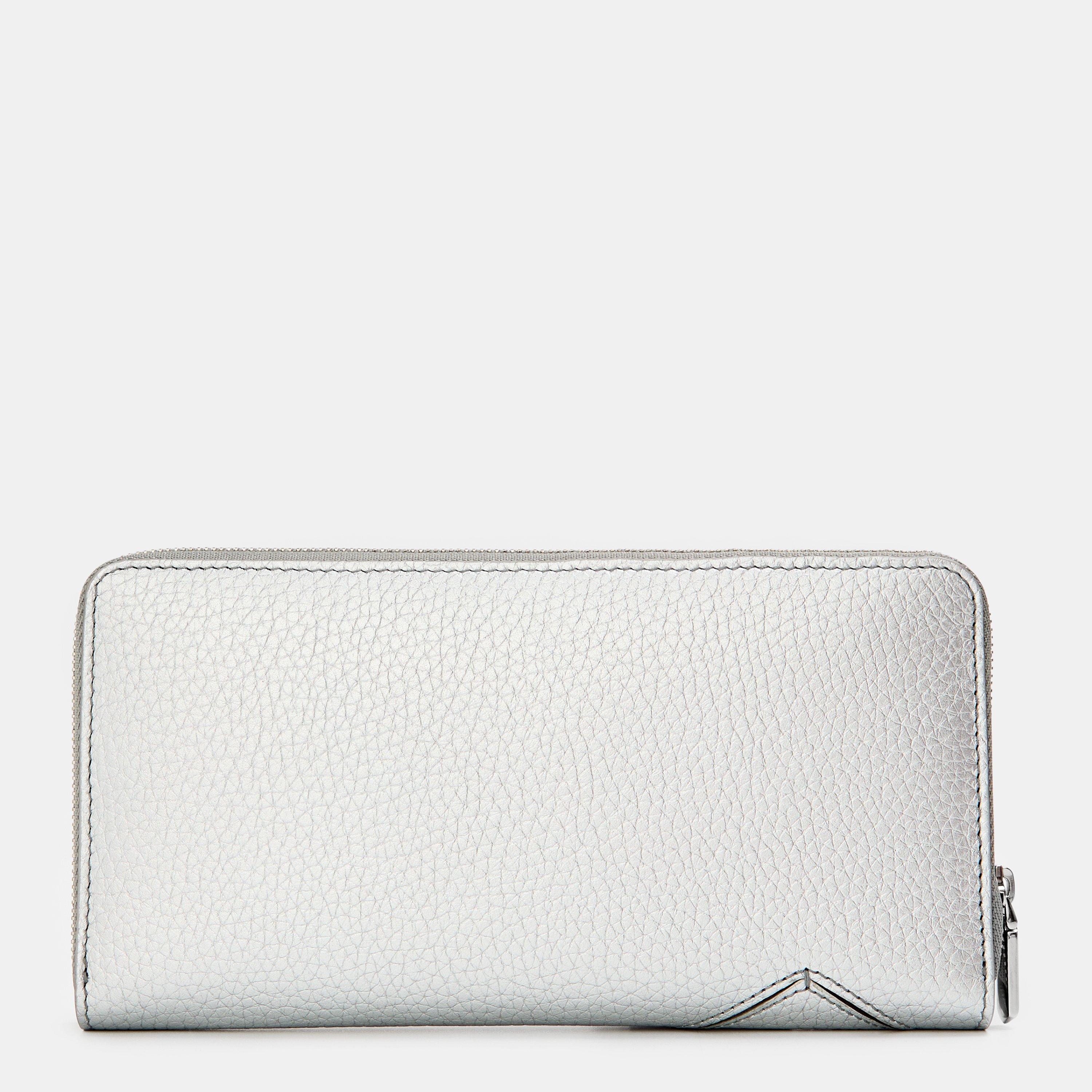 Silver - Tiffany - Zipped Large Wallet - 2