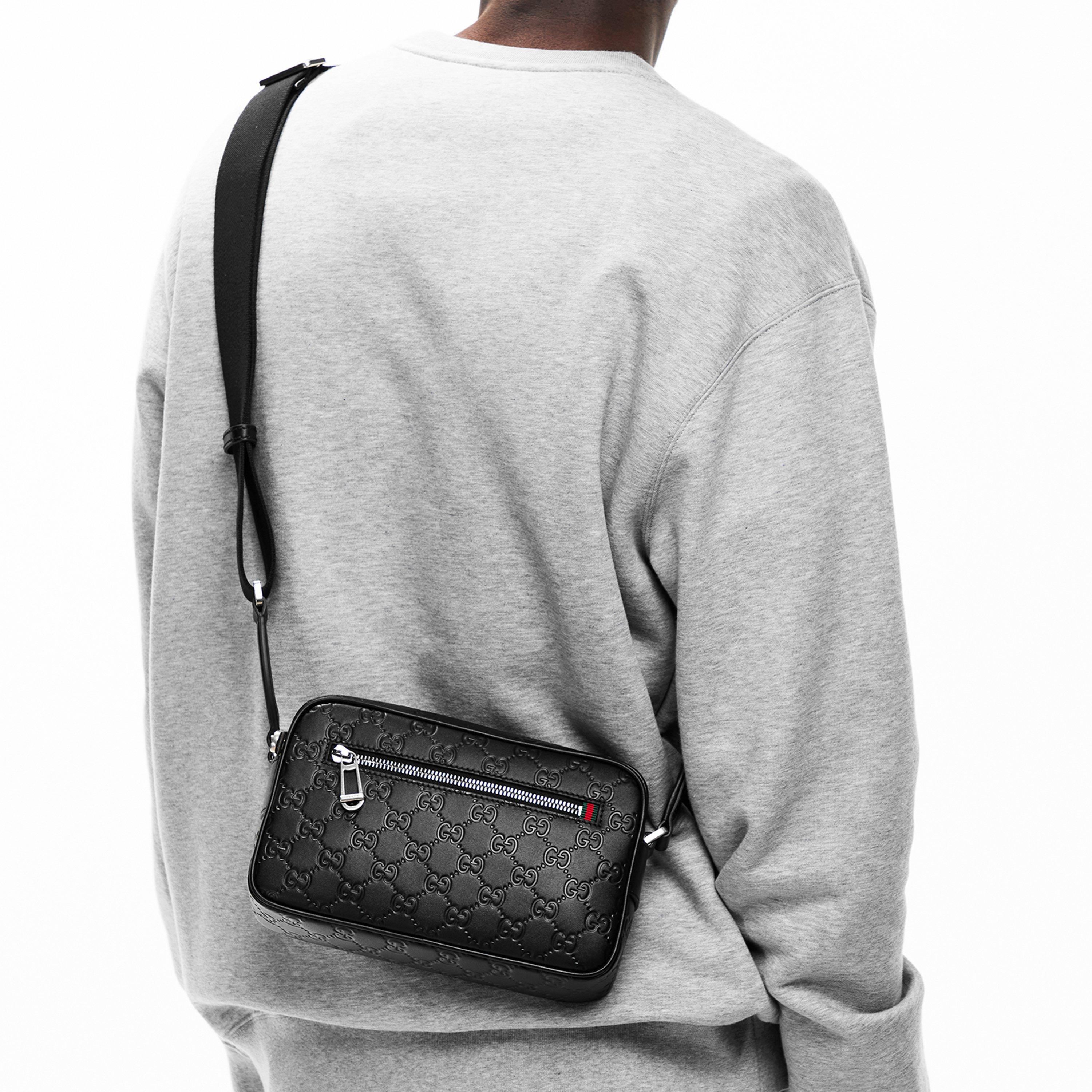 Black - Gucci - Gucci Emblem Bag Sn62 - 3