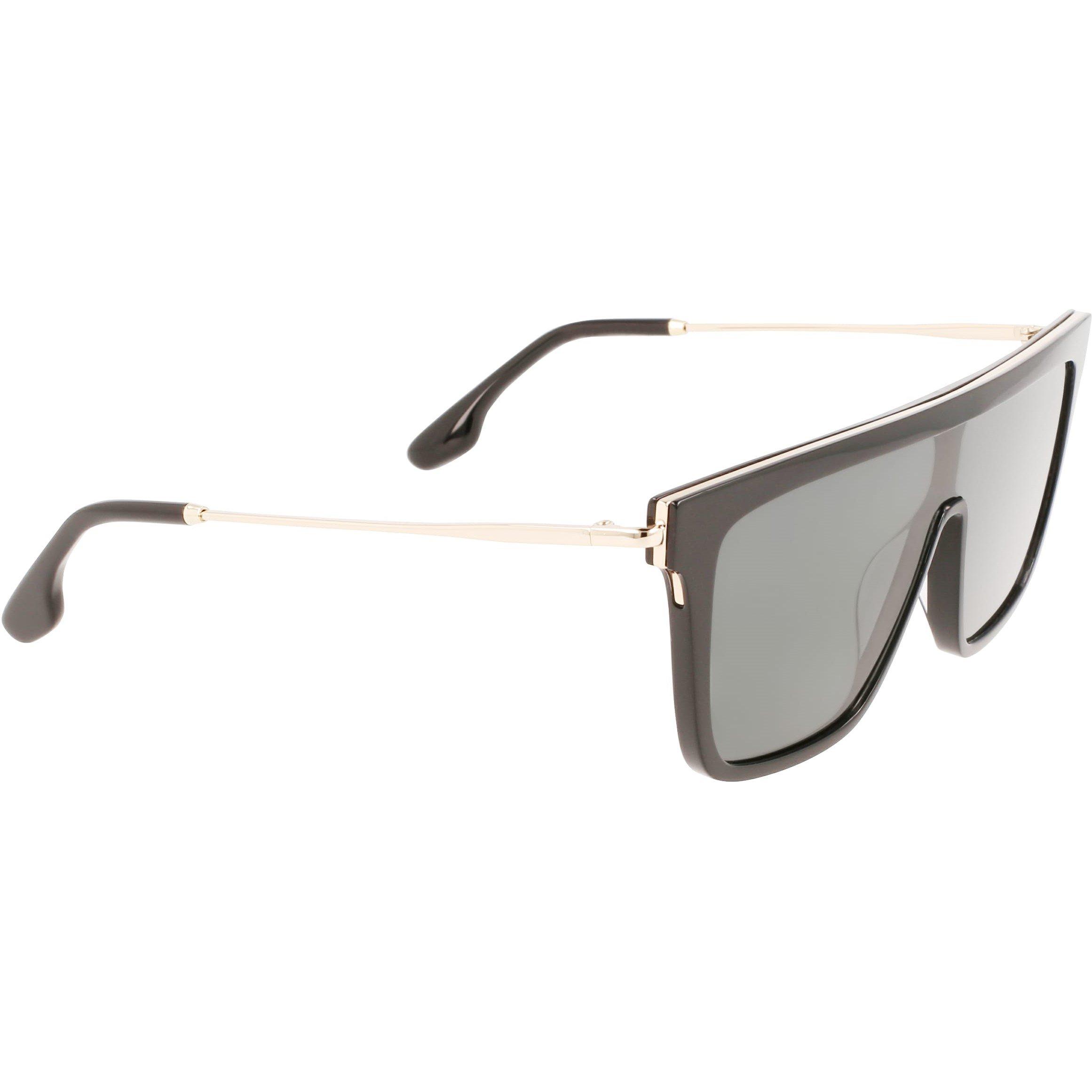 Black - Victoria Beckham - Women's VB650S Shield Sunglasses - 2